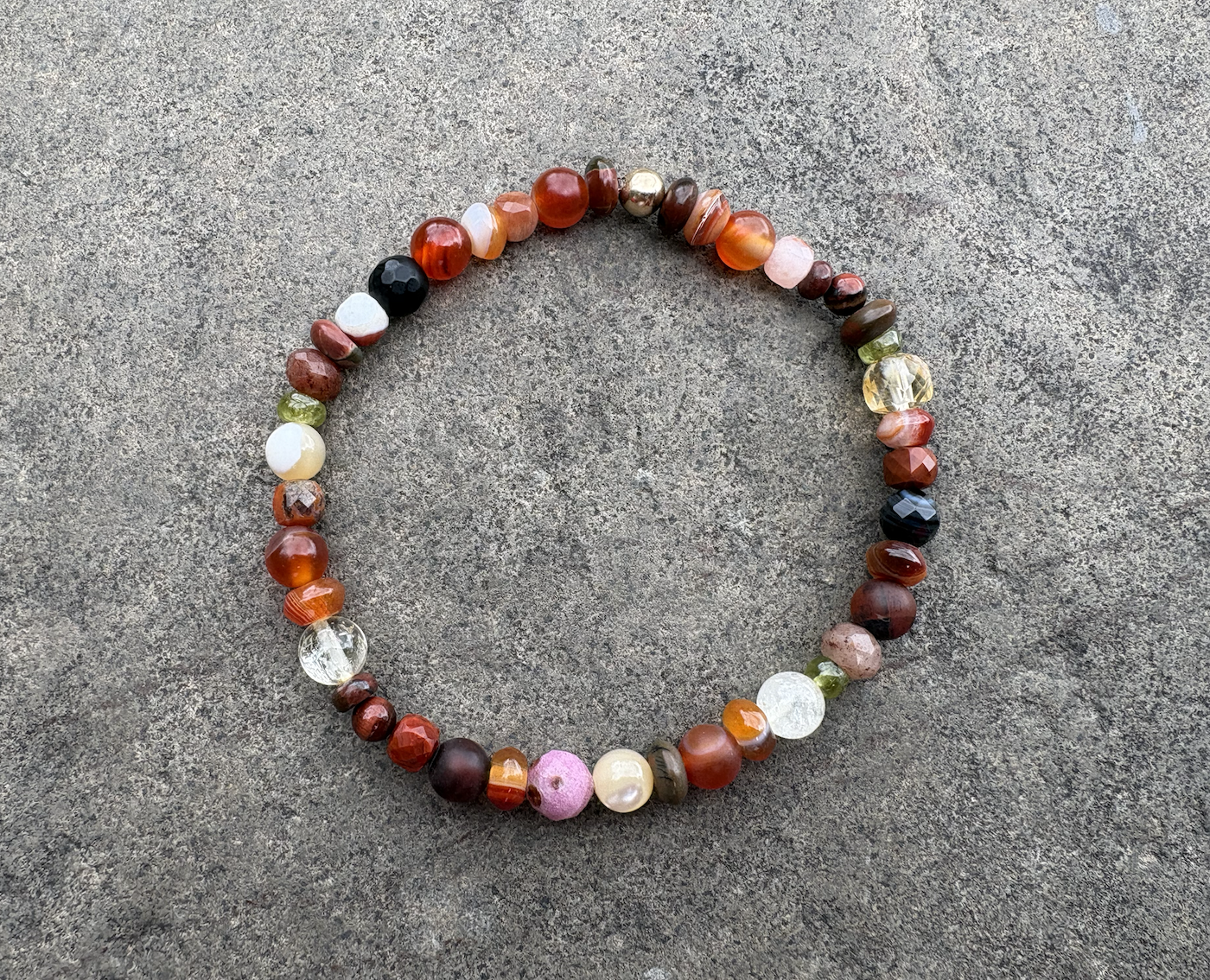 Magic Recipe Leo Zodiac design gemstone bracelet lovemagicrecipe.com.png
