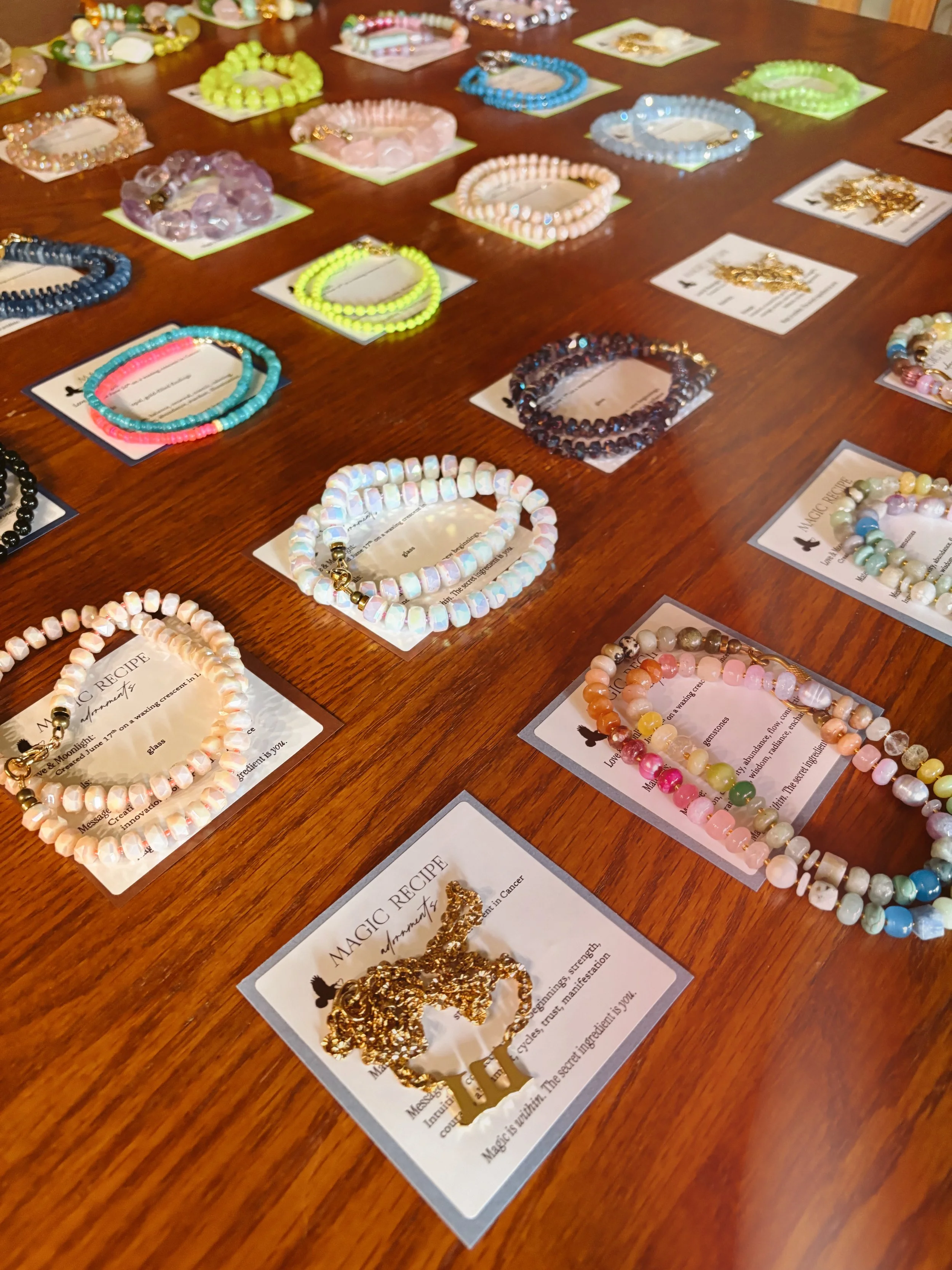 The honor of witnessing the becoming of your orders and designs. It feels like time travel. Curating in the past, what will find you in the future. What was always yours from the moment the design felt called to come into being. I am honored, and in 