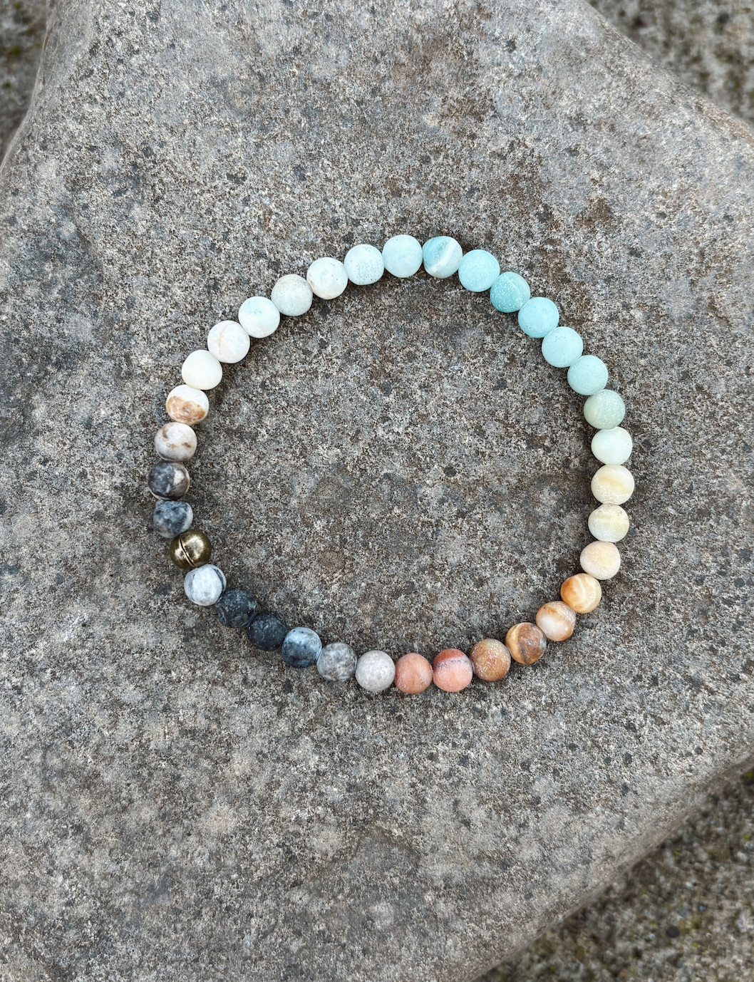 Amazonite gradient design bracelet