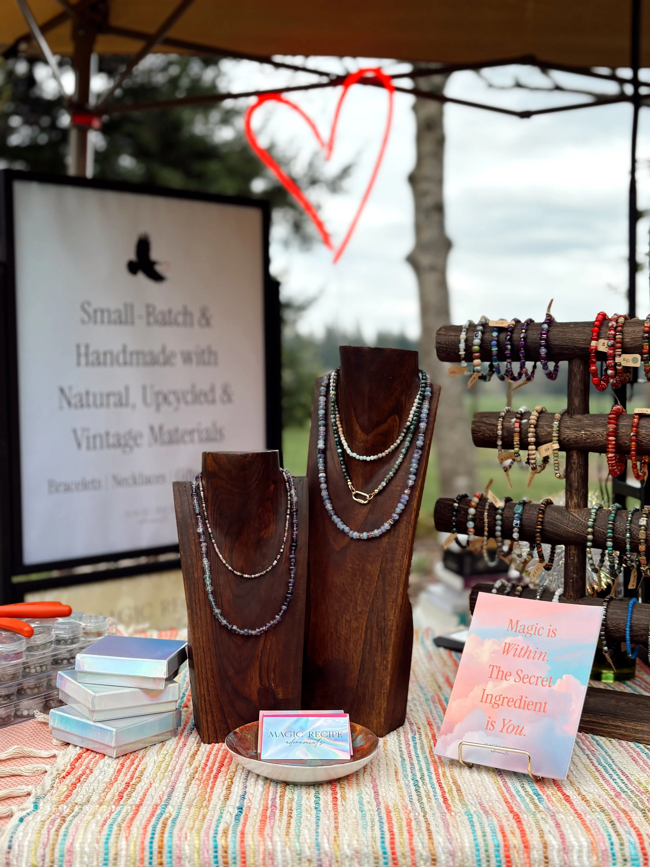The joy and magic of connecting through creations making their way home. Events and live in person shopping & customization experiences are a treasured part of Magic Recipe's speciality. 