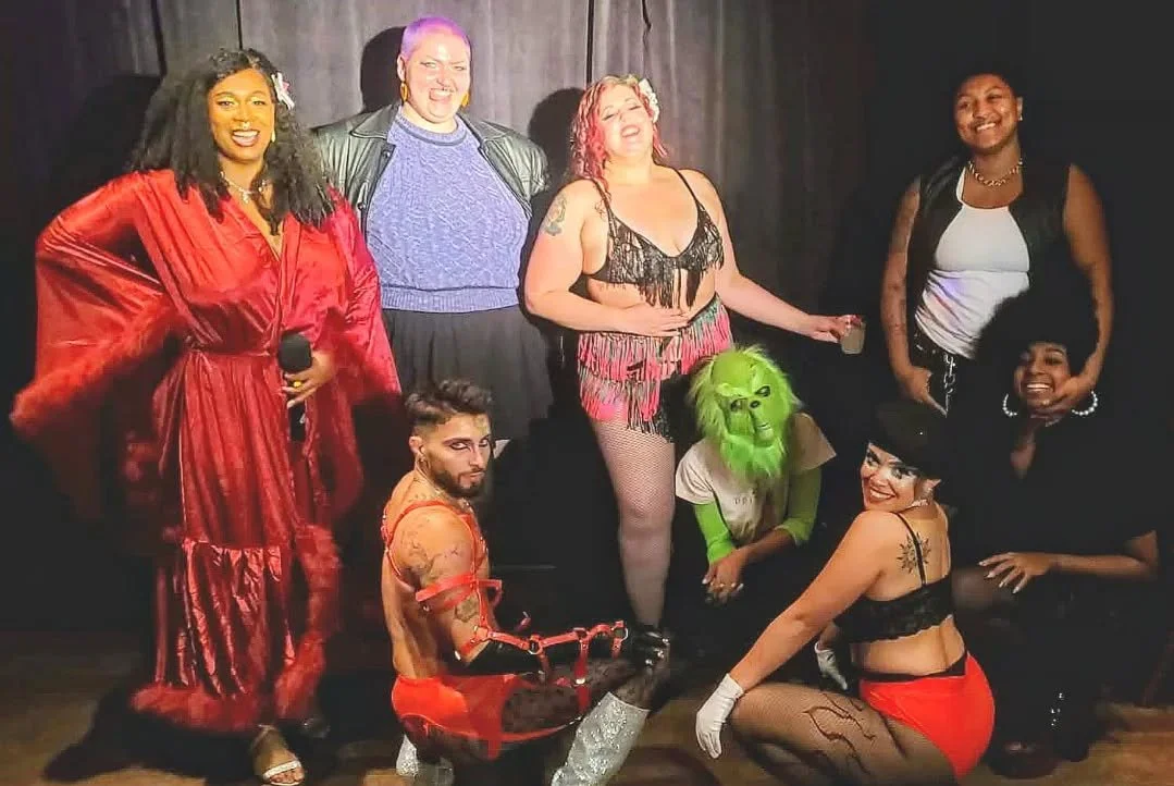 THANK YOU to everyone who came out to SIZZLE last night at @club624phl!♐️❤️&zwj;🔥 We had a stacked house and celebrated Sagittarius season with a variety of talents! Follow our cast to see them onstage again: @ziphinax @rexxirexxi @maxmendezz_ @miss
