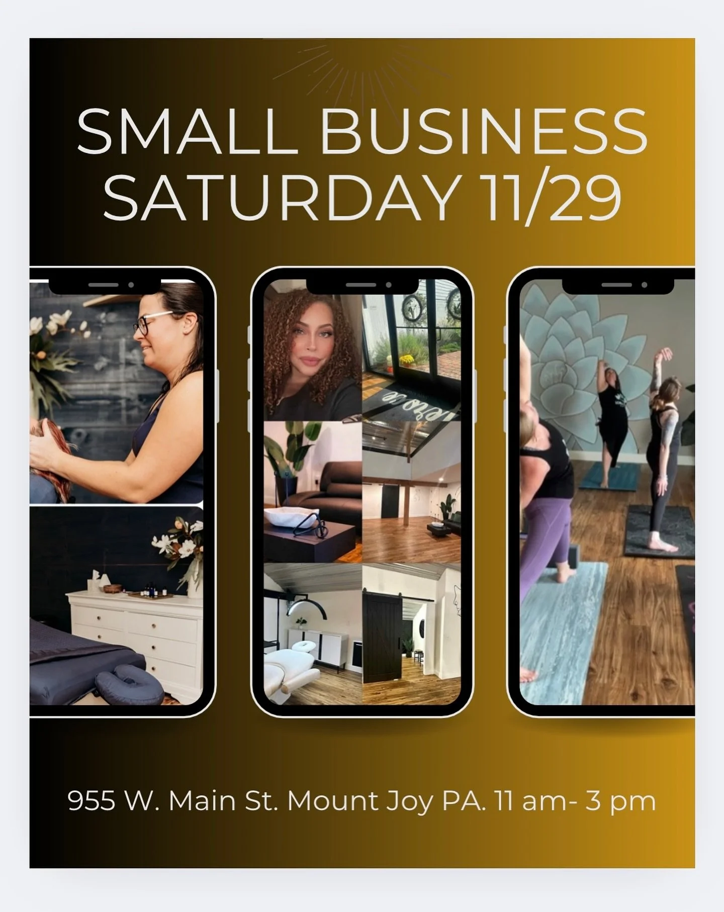 Don&rsquo;t miss this unique wellness event! In the midst of this bustling season, discover how to pause, rejuvenate, and nurture your mind, body &amp; spirit with @blue_magnolia_massage_bodywork @feroceskin.studio @hair_dreams_salon and @lorenzenstu