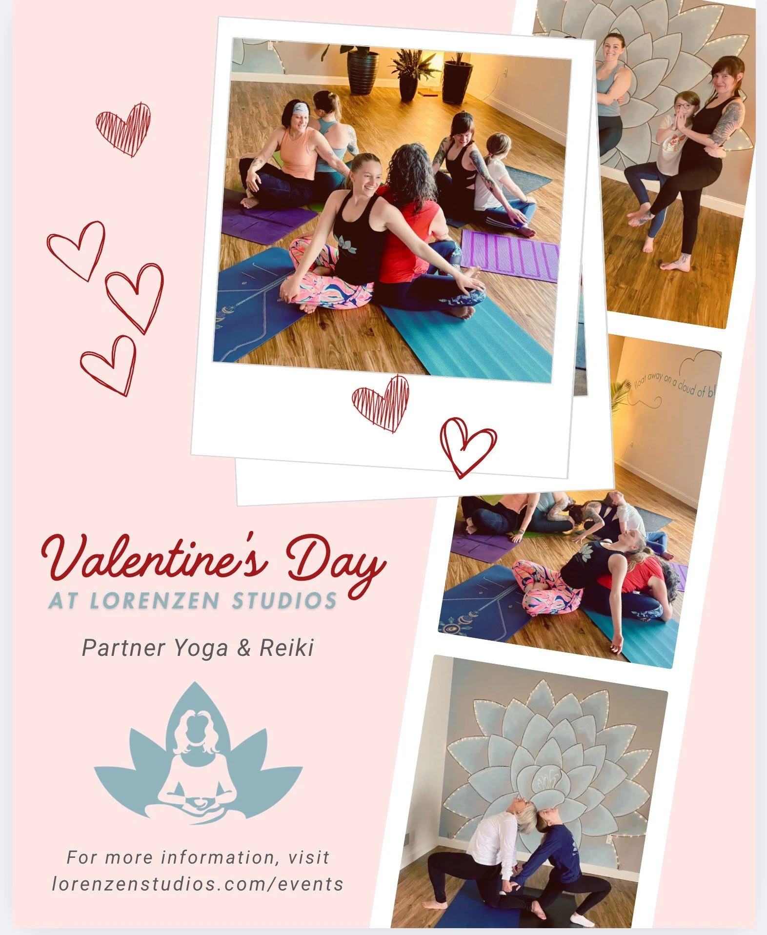 Valentine's Day Partner Yoga + reiki
