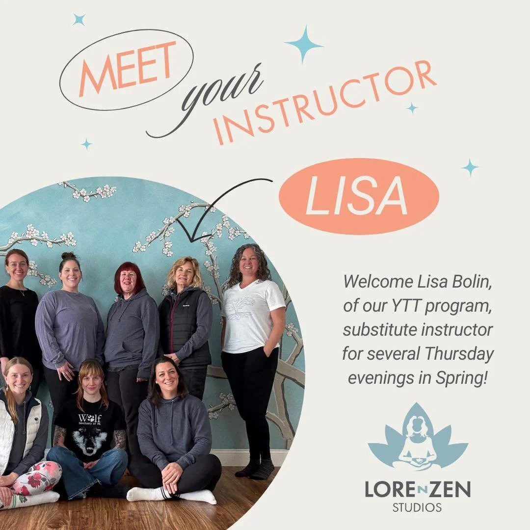 Due to overwhelming interest in our Spanish language classes, some of our Thursday evening yoga classes in Spring will have the pleasure of practicing with Lisa Bolin! Lisa is a fitness instructor at Hempfield Rec Center, and is a current student in 