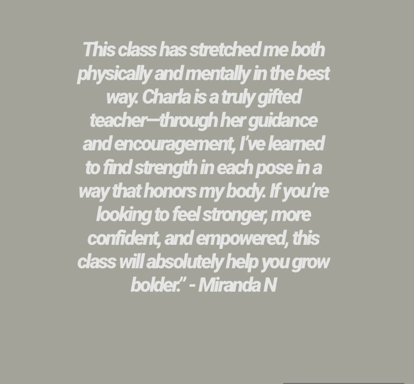 Growing Bolder is a 60-minute multi-level adaptive Hatha Yoga class featuring all the supports and none of the obstacles! We use chairs, bolsters, blocks, straps, and the studio walls to make yoga accessible to people not able to get up and down off 