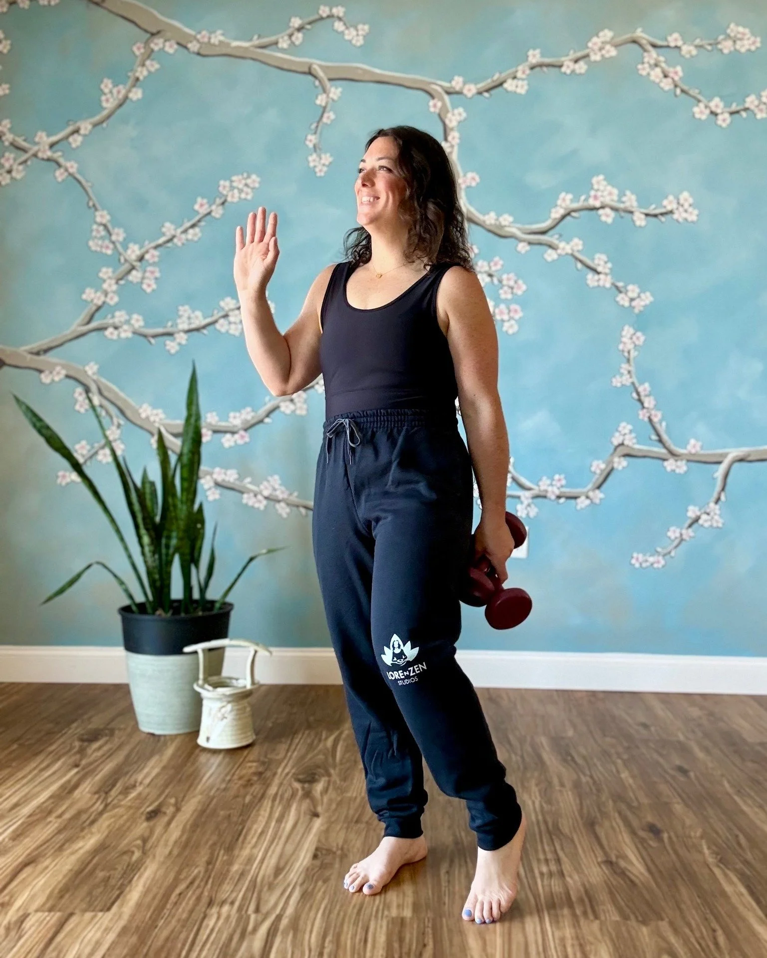 ✨ New Merch ✨
Show your Lorenzen Studios support with new styles! Order right from our website's &ldquo;store&rdquo; tab, or check out what we have in stock at the studio after your next class. 

Photo 1: Unisex Joggers, size Medium
Photo 2: Unisex T
