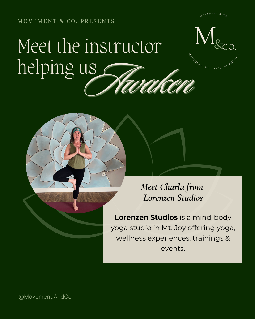 Yoga in Buchanan Park in Lancaster