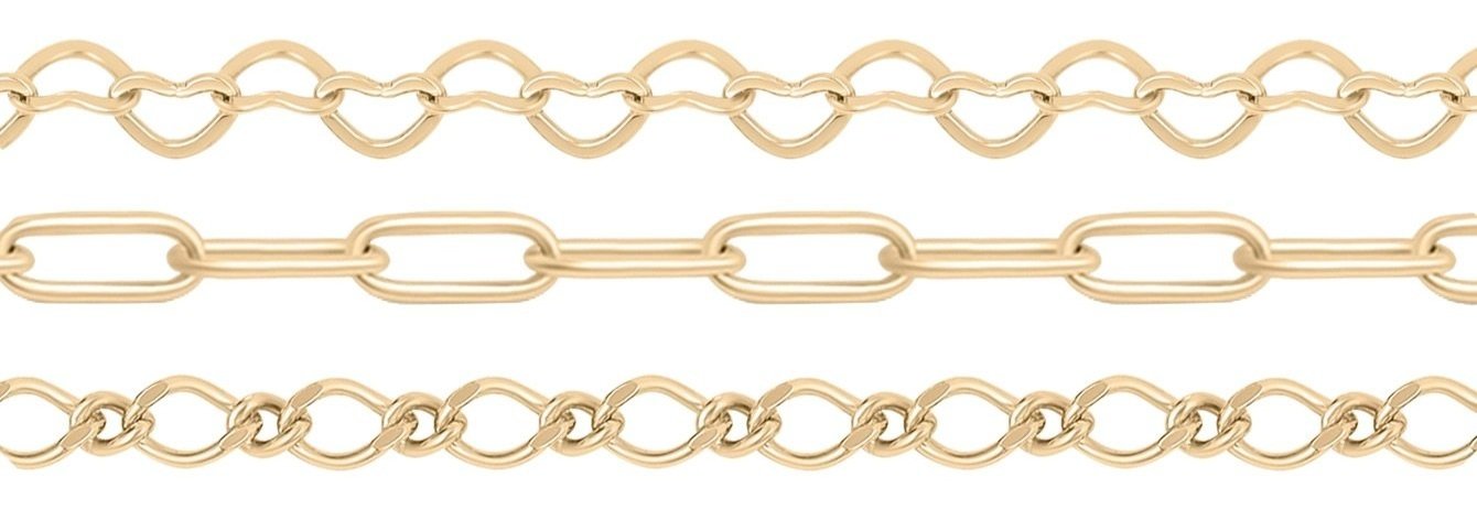 Gold Filled or Sterling Silver Chain - 3mm - Coastal Carats (Copy)
