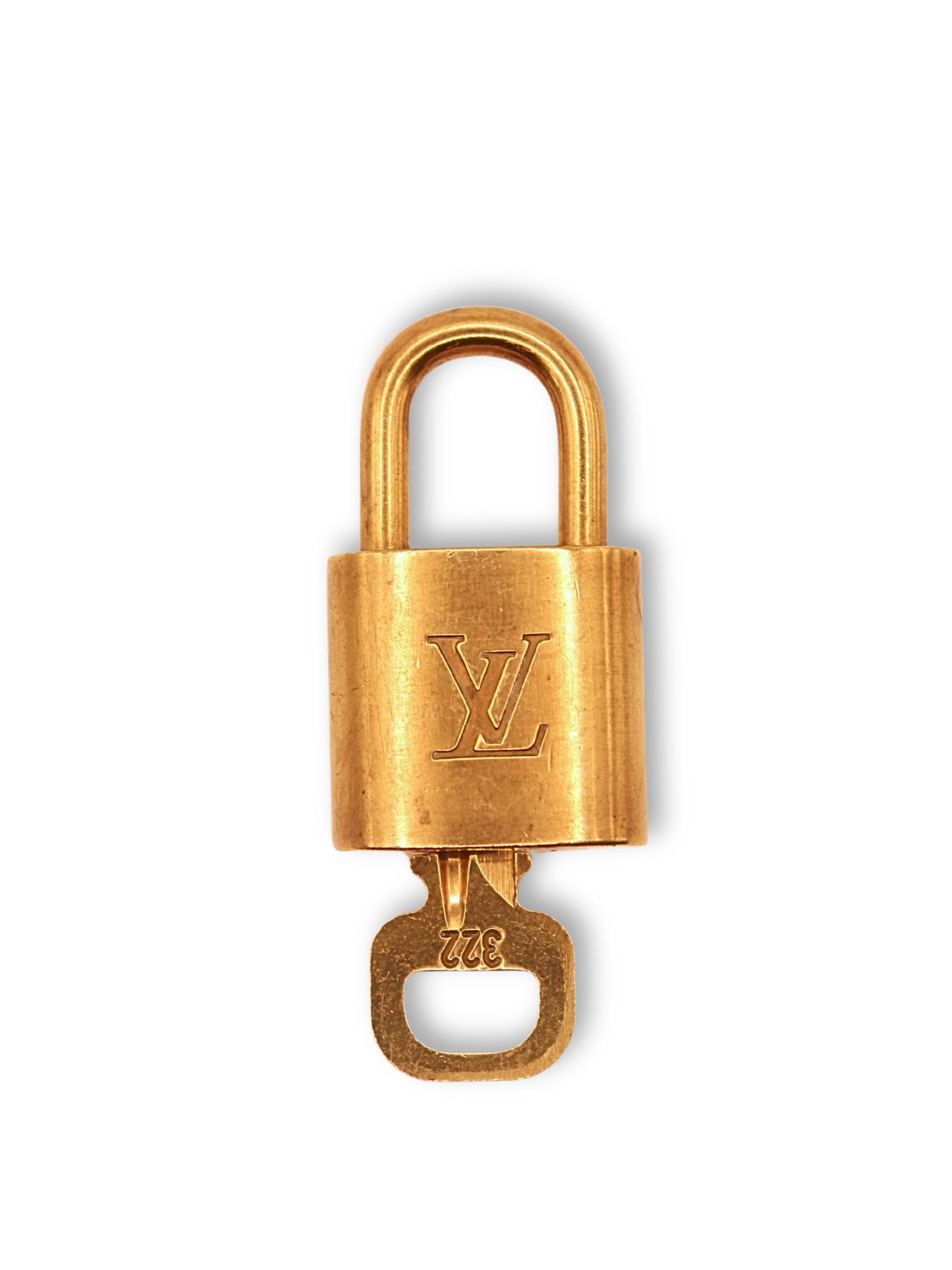 Authentic Louis Vuitton Lock & Key – Vintage Brass #322