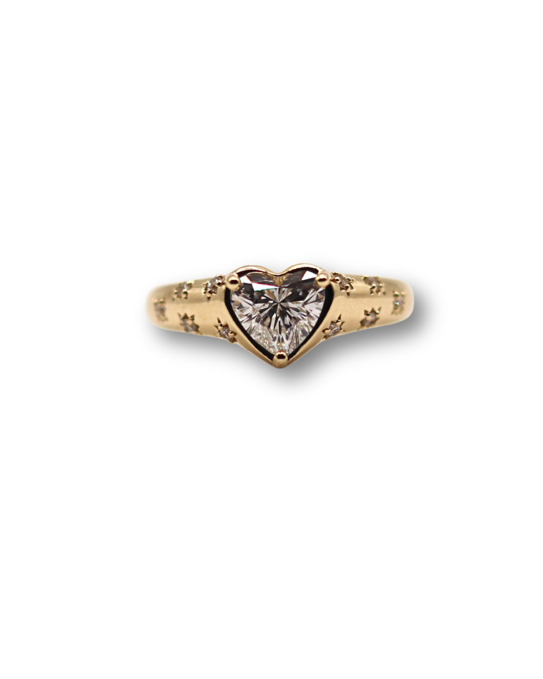 Celestial Heart Diamond Ring