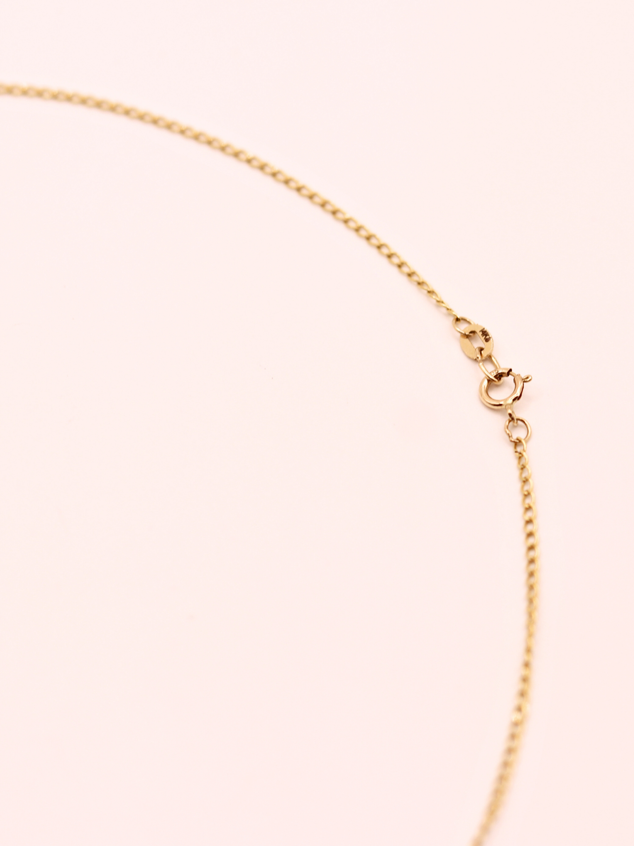 14k Yellow Gold Lightweight Curb Chain - 16"