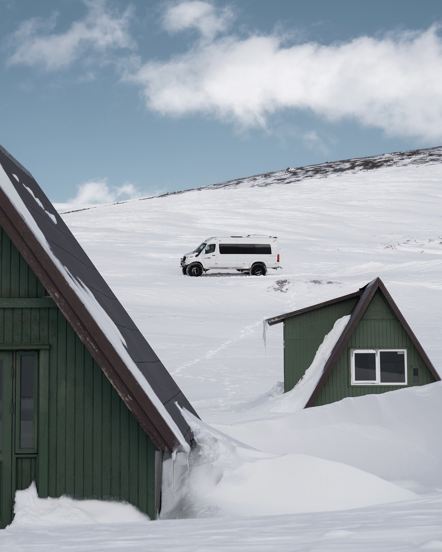 A mix of the old and the new ❄️
Luxury tucked into one of the most untamed places in Iceland. You walk past the old cabins on your way to the hiking trails. Their doors still creak, their paint still flakes. Somehow, it all works. Somehow, it all bel