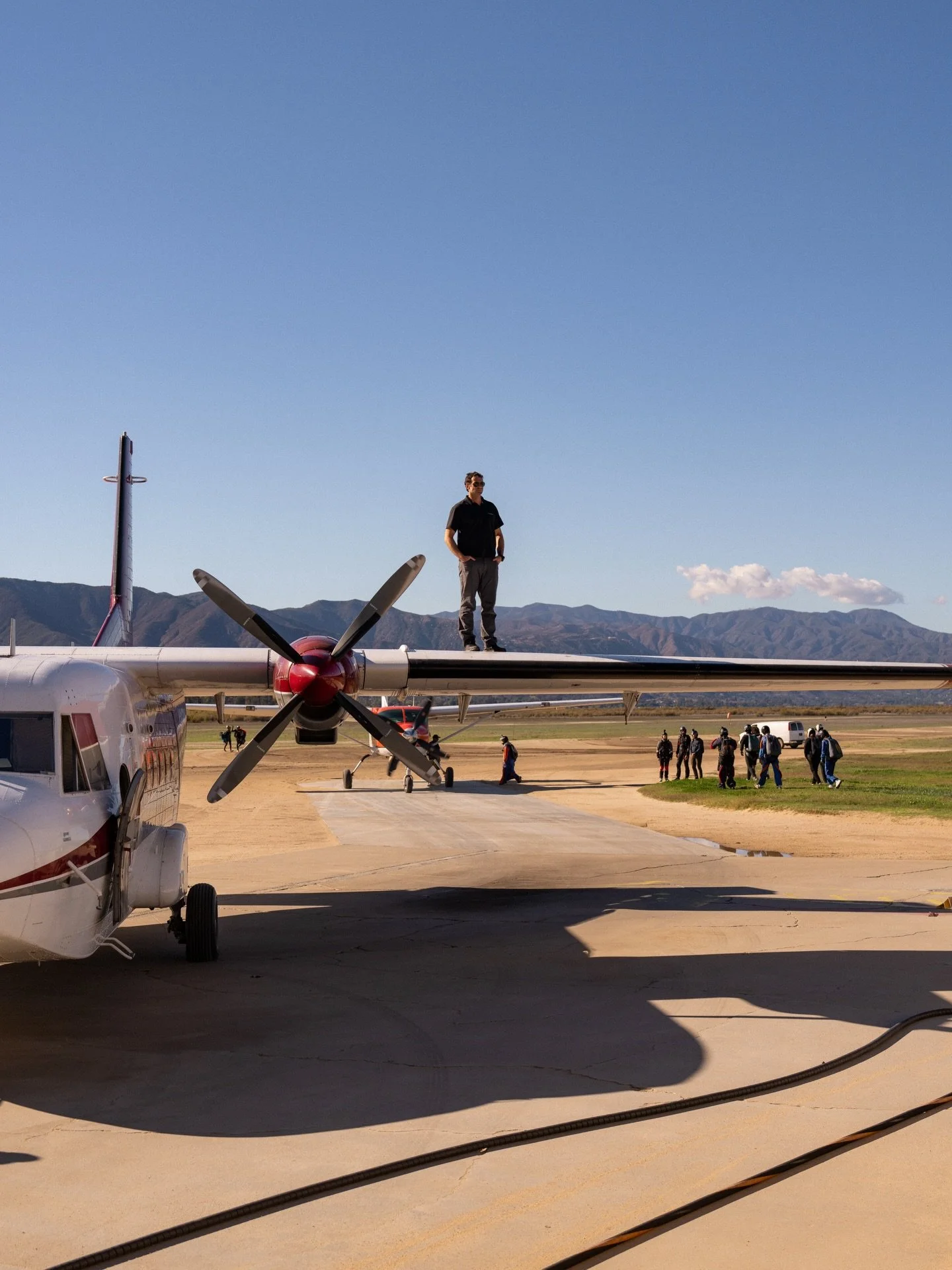 Went skydiving in California 🪂
Second jump here. Took a minute to decide, but I&rsquo;m glad I went for it. This one meant more than the photos show.