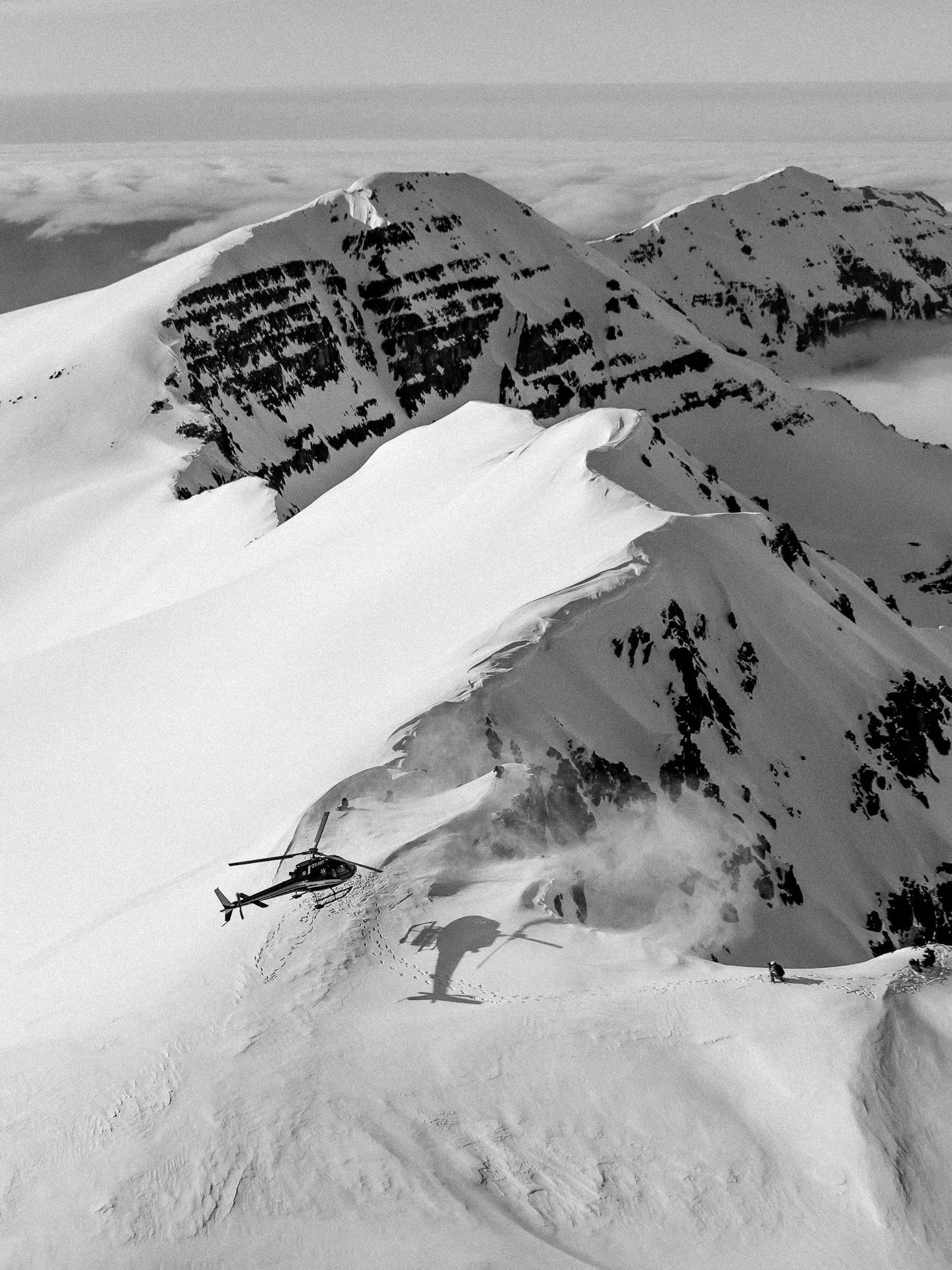 Same mountains. Different approach.
Hiking and sailing used to be the only way in.
Now it&rsquo;s heli skiing in northern Iceland.
More days like this coming up this winter.