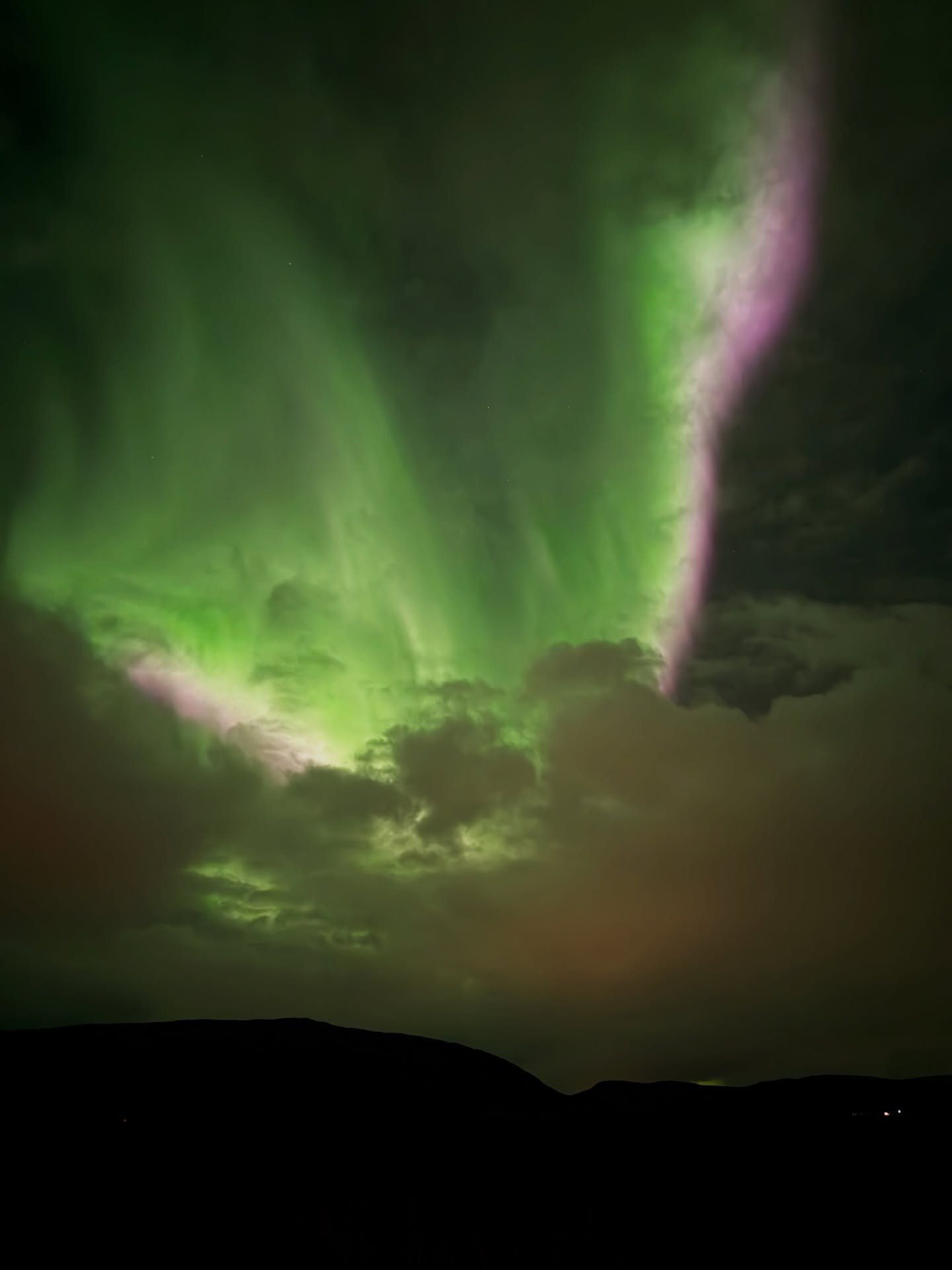 Northern lights show tonight ✨