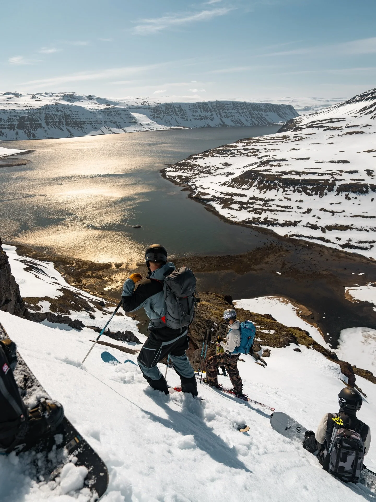 We sailed from &Iacute;safj&ouml;r&eth;ur into J&ouml;kulfir&eth;ir, where the roads end and civilization disappears. Four unreal days of clear skies, calm seas and steep lines. First photos from the trip, I&rsquo;ll be posting a lot more in the comi