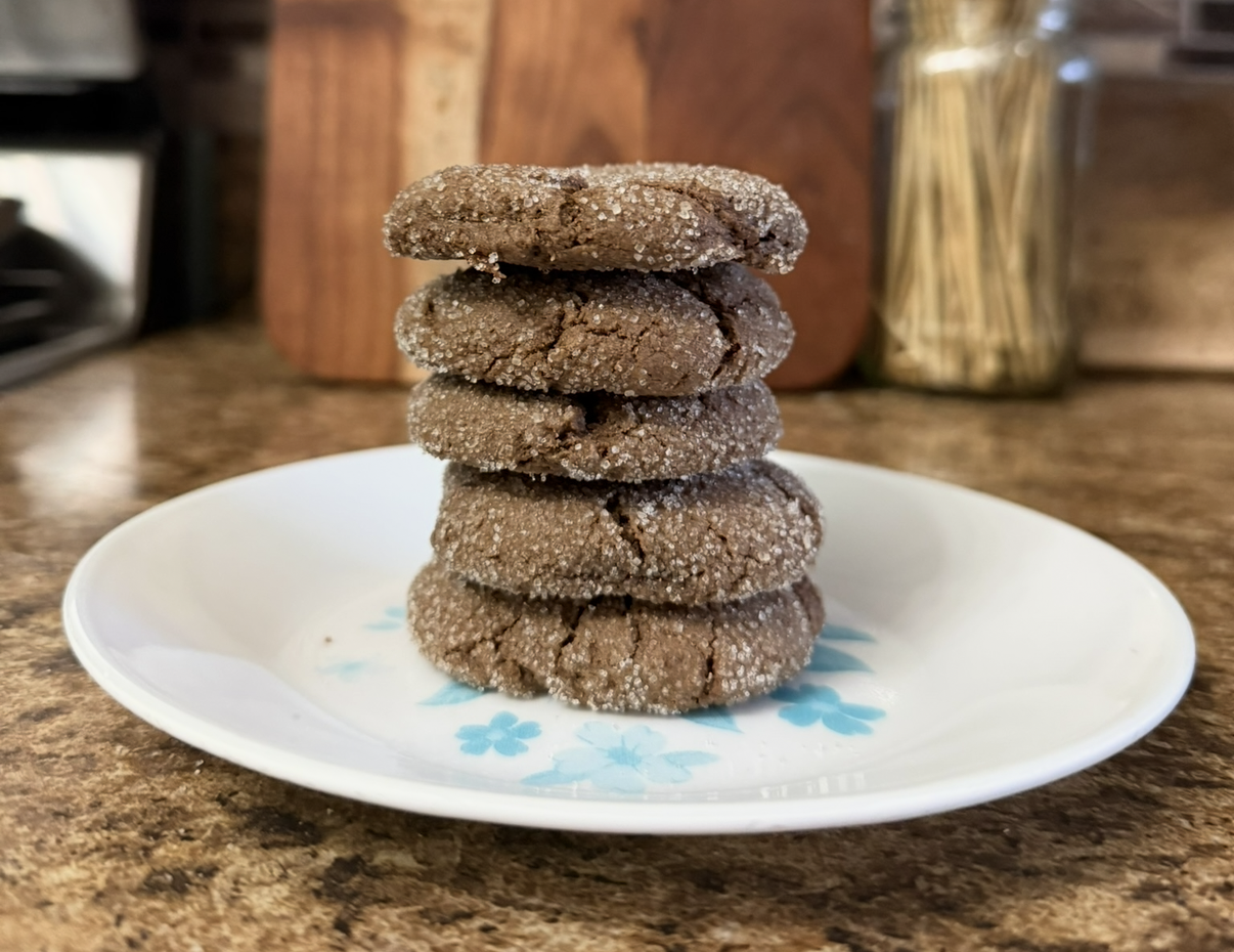 Chocolate Sugar Cookies (Fresh-Milled Flour Recipe)