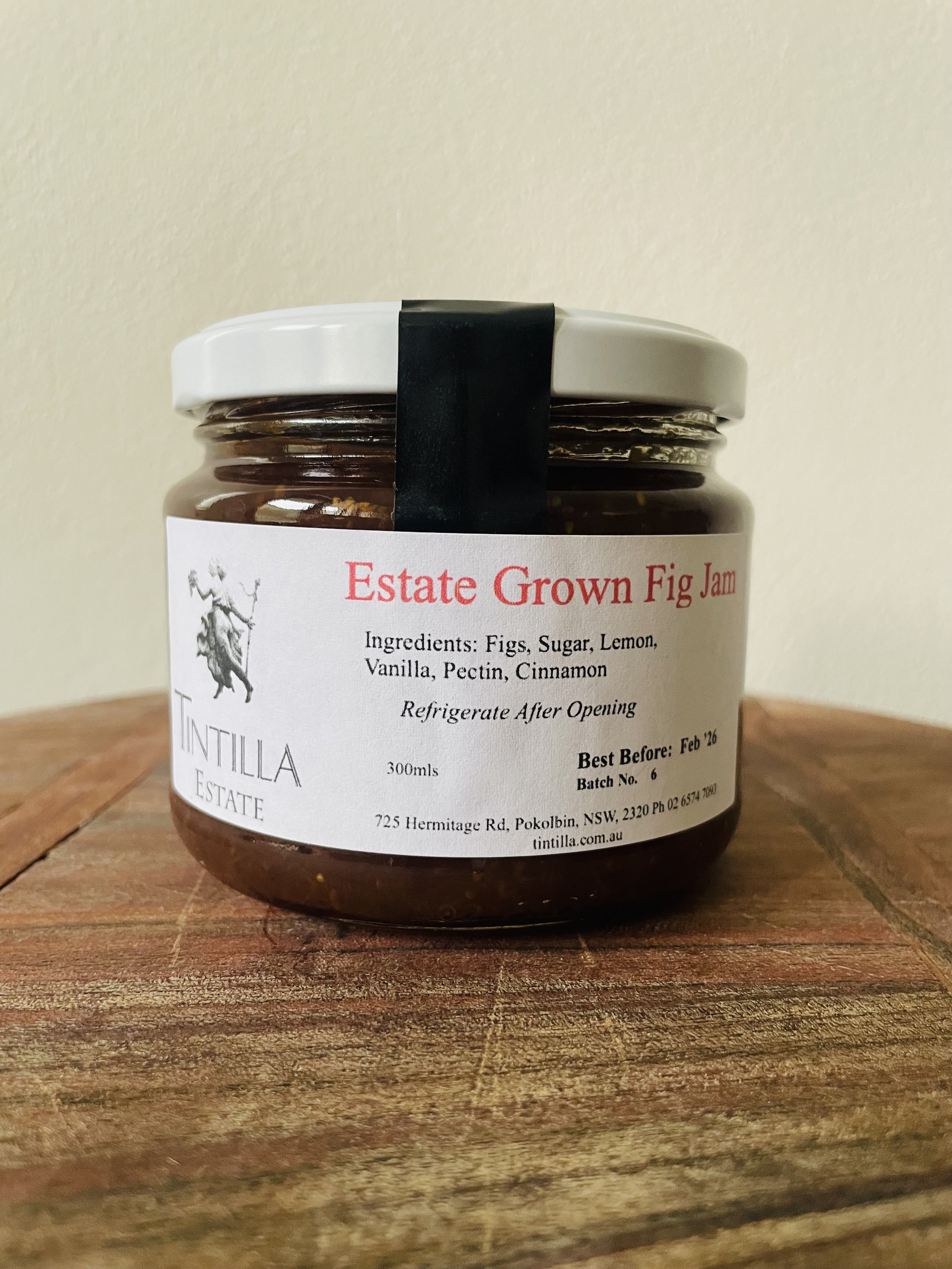 300ml. Estate grown fig jam