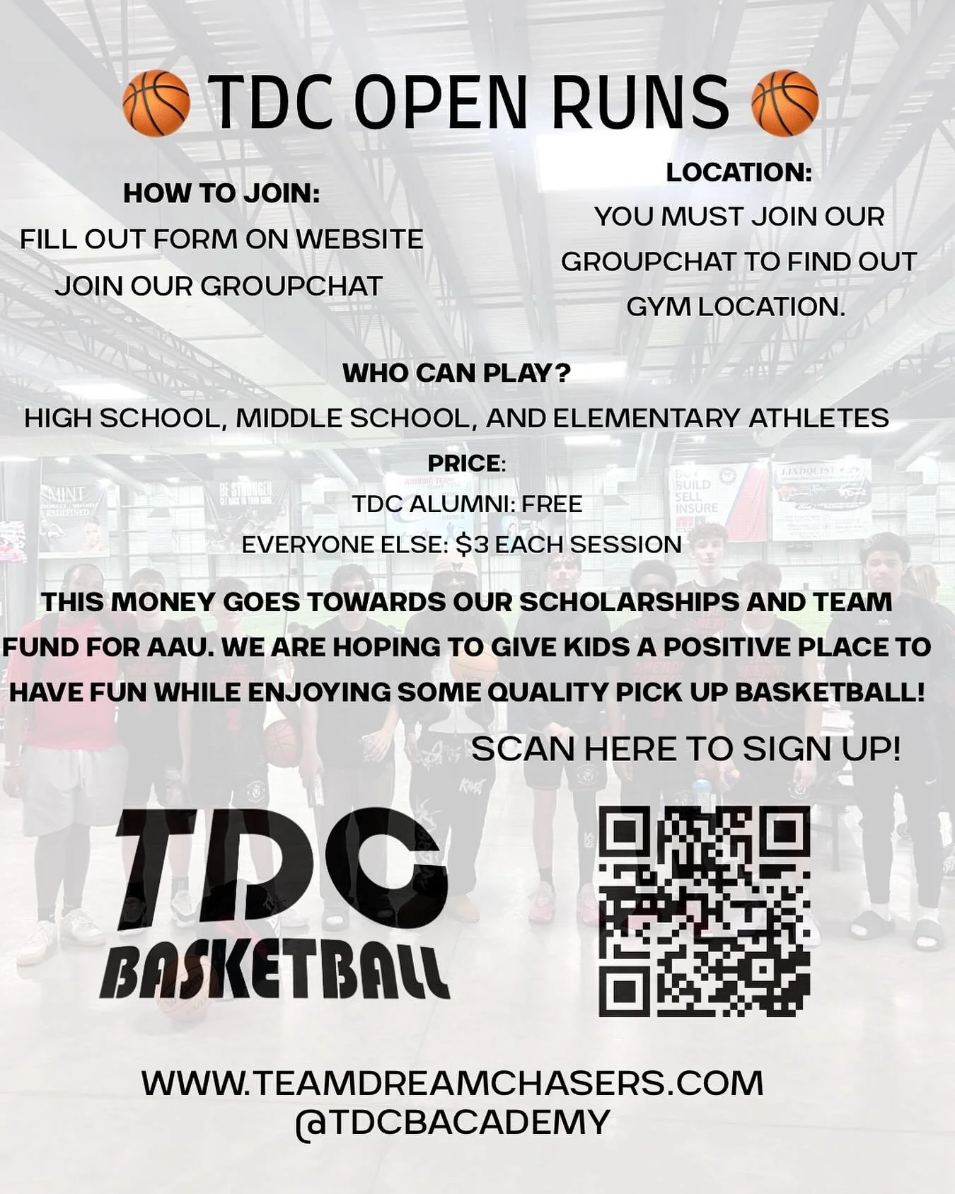 We are rolling out the opportunity to have some open gyms! If you are looking to keep your skills sharp as the season approaches, come through. Sign up today as we will be posting our first open gym soon!
