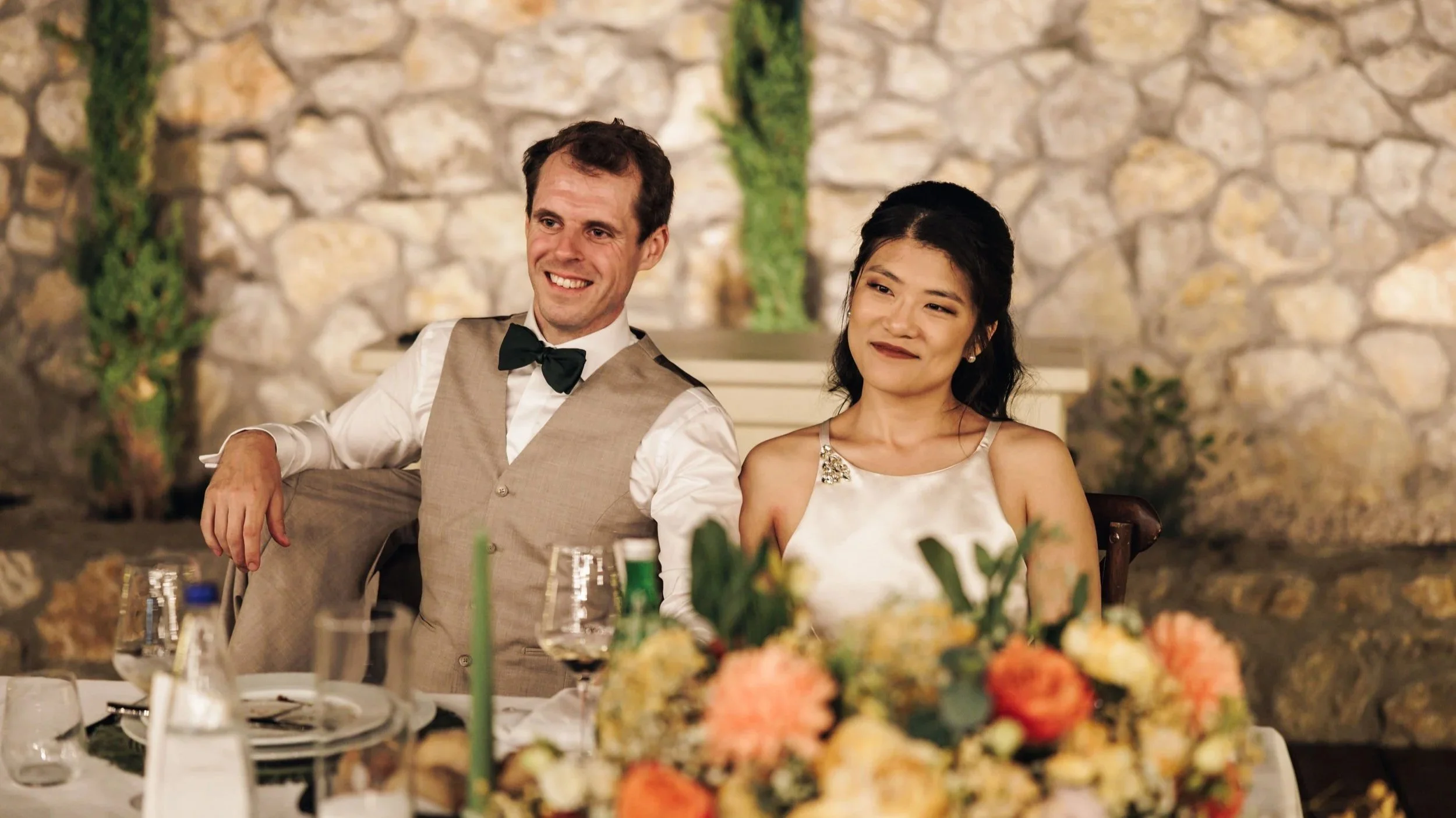 newlyweds table lyn dominik