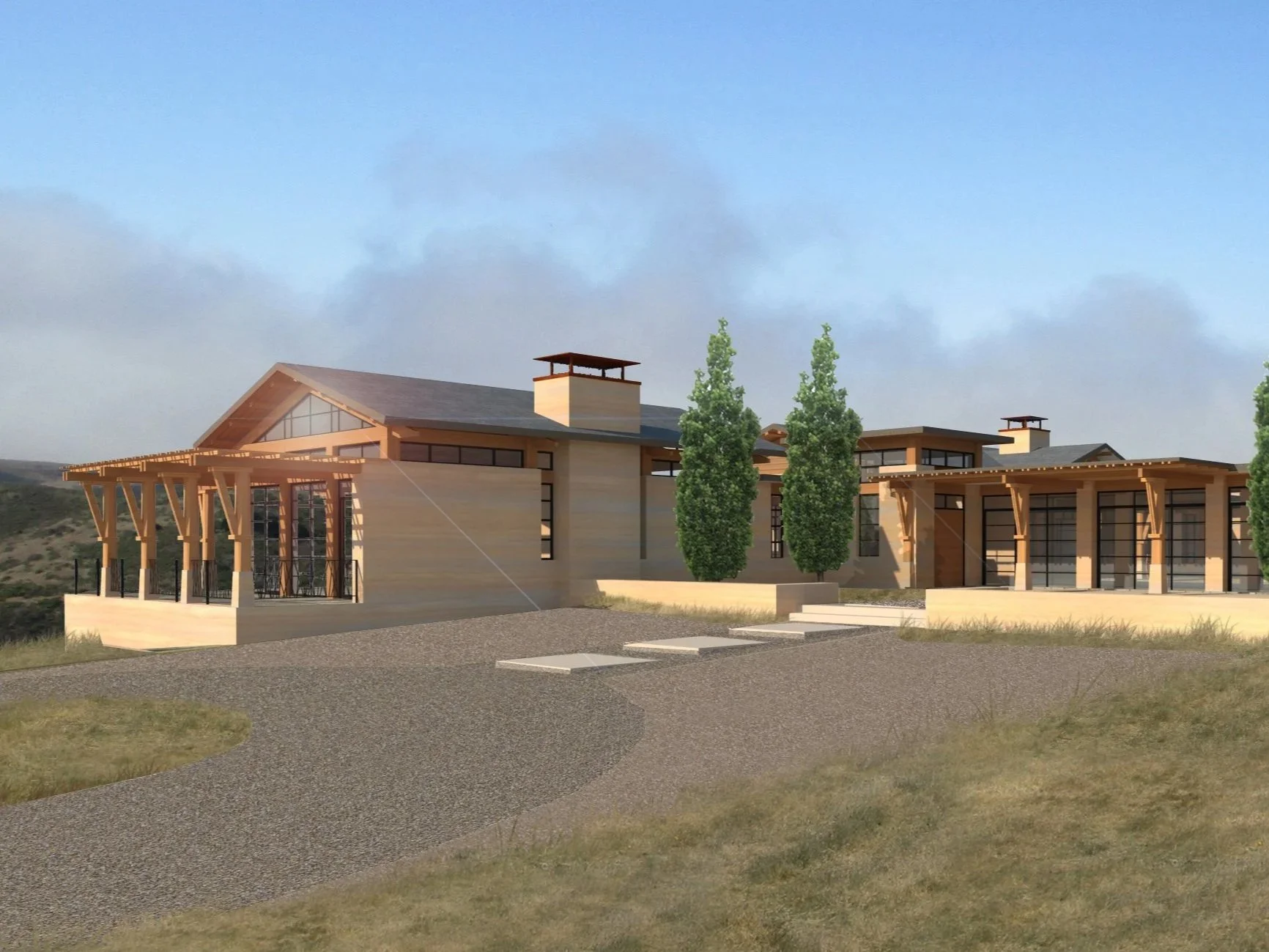 Coastal California Ranch Compound