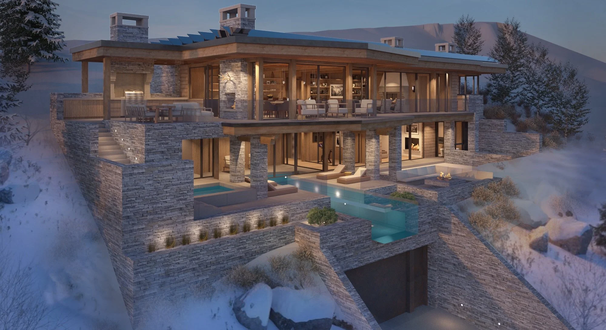 Red Mountain Residence in Aspen (In Progress)