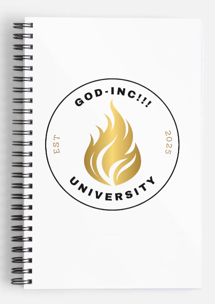 GOD Inc!!! University Notebook