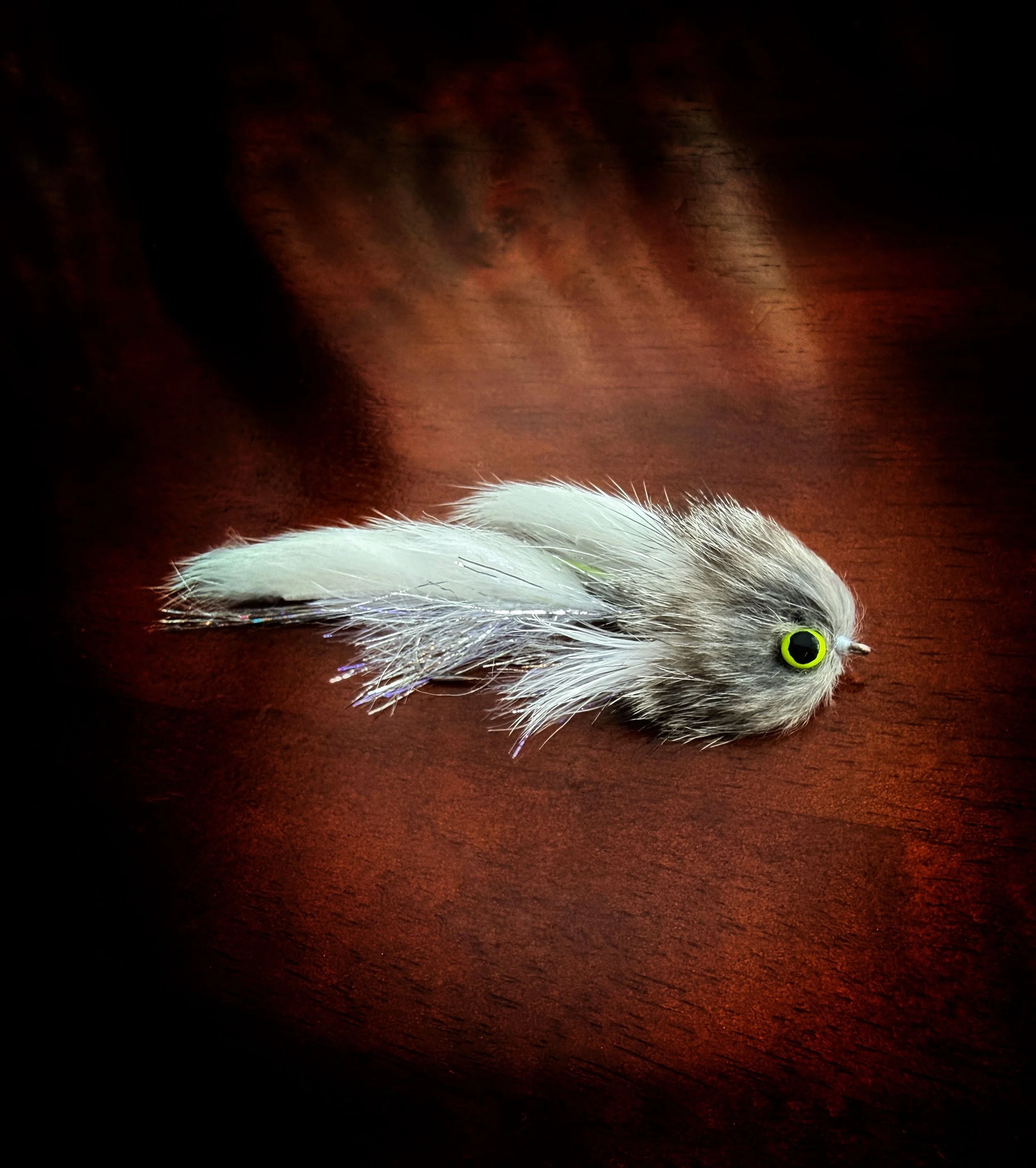 Matt Redmond's Double Trouble fly for smallmouth bass, steelhead, and brown trout.