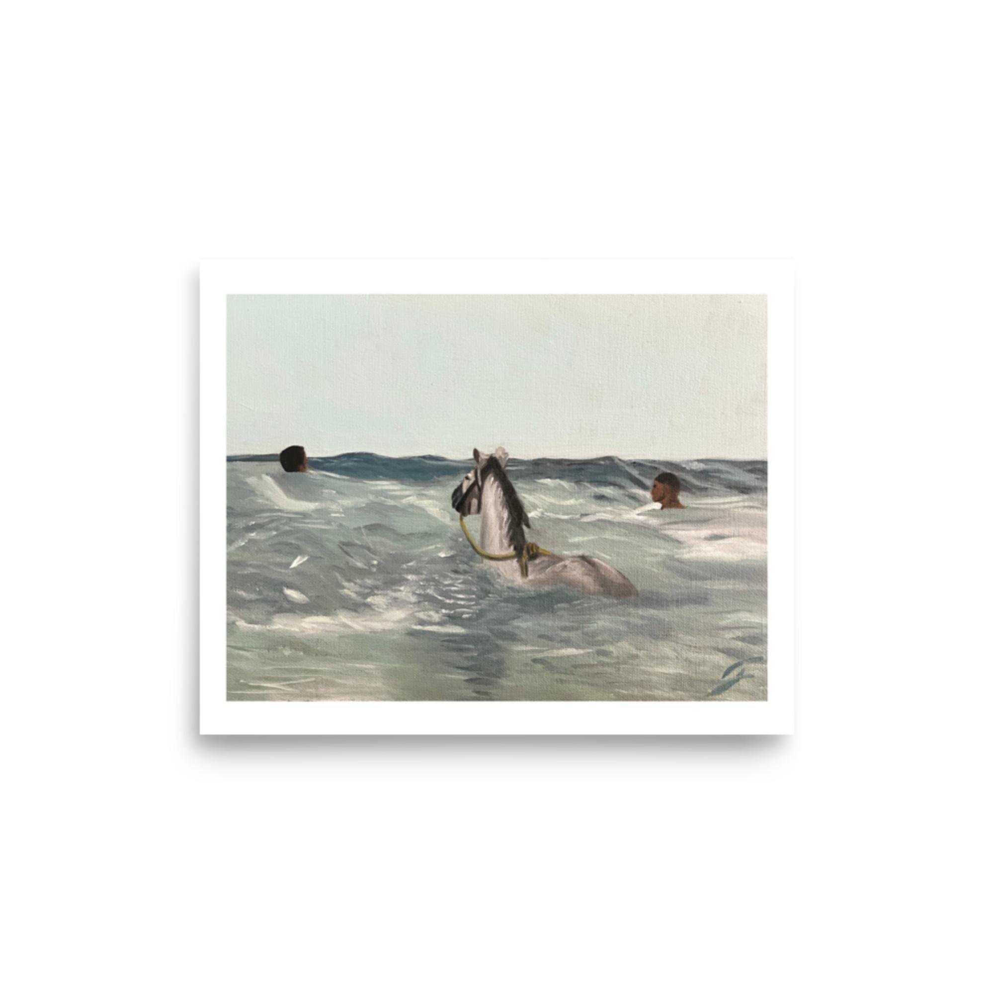 Horse and Sea Print