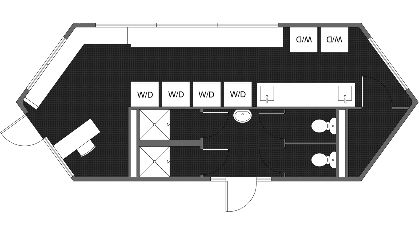 Hygiene Station and Laundry Facilities Unit