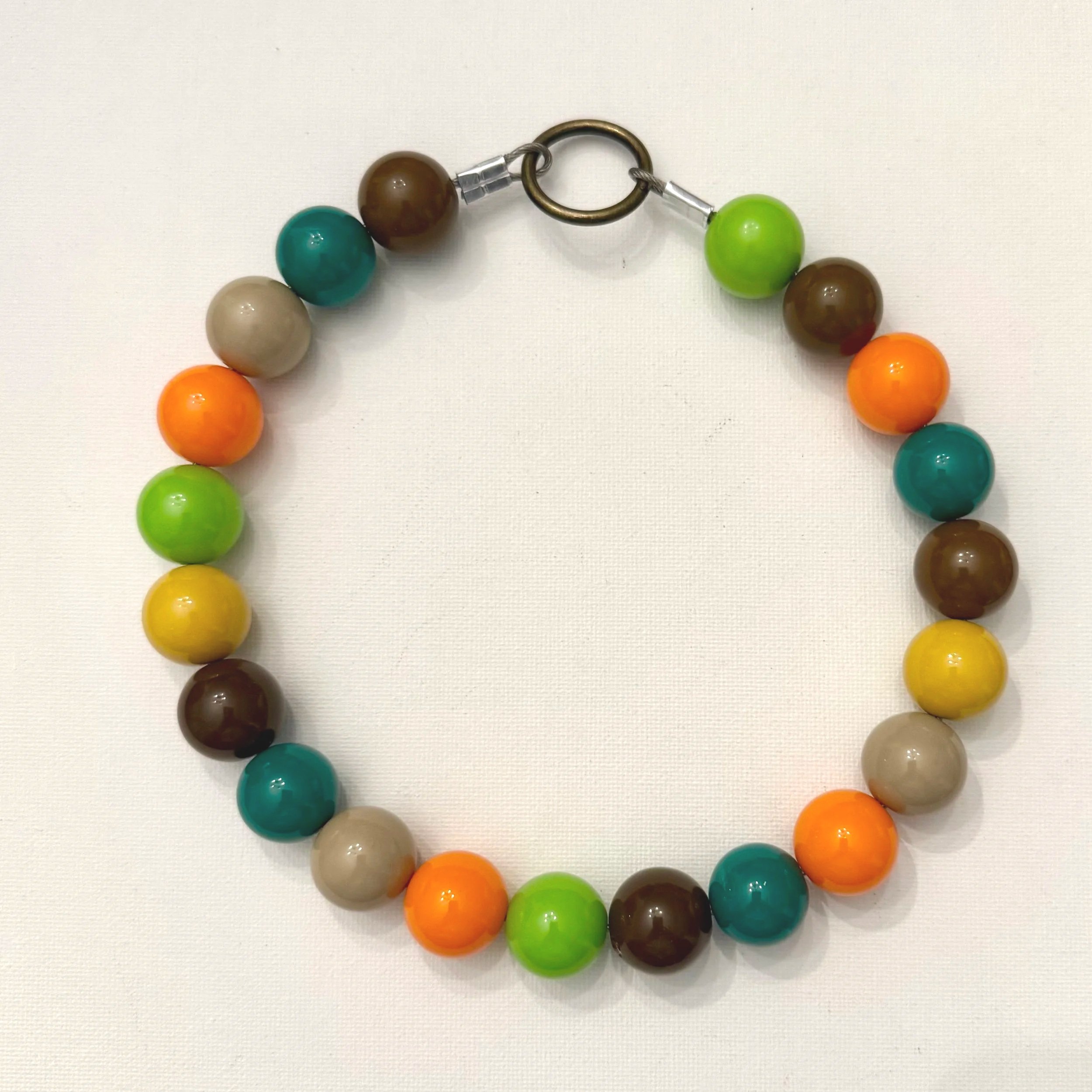 Campfire Trails Beaded Dog Collar