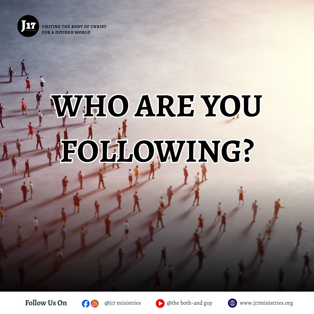 Who are you following? It shows.