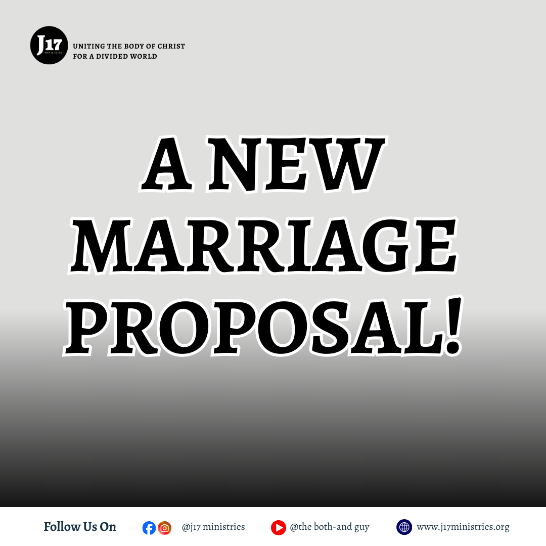 A new marriage proposal!