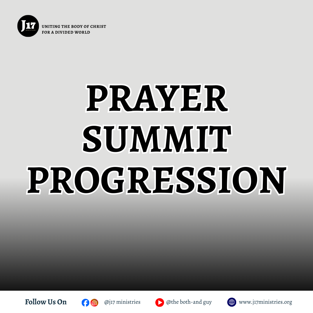 Prayer Summit Progression