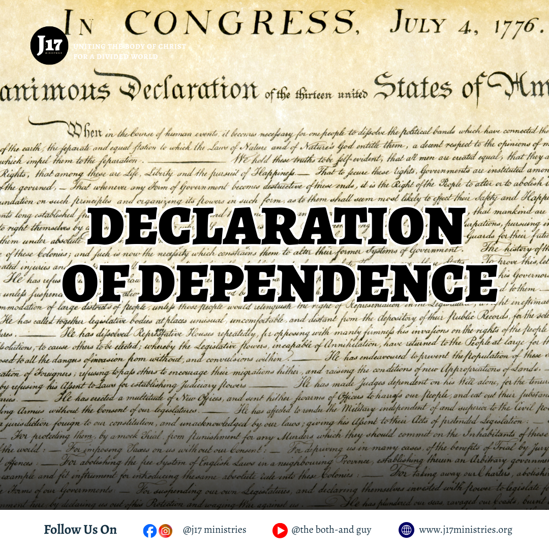 Declaration of dependence