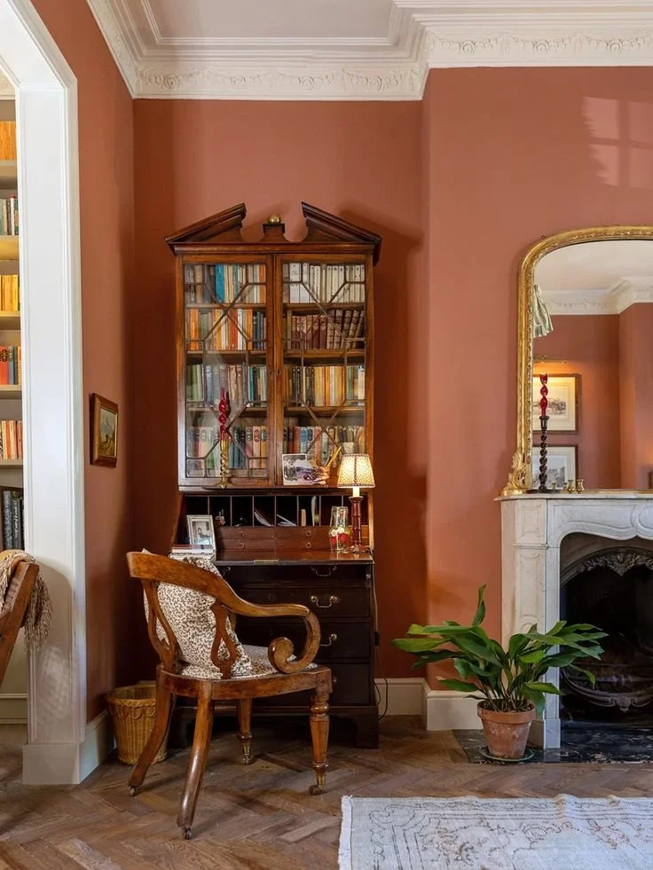 Peach Living Room Paint