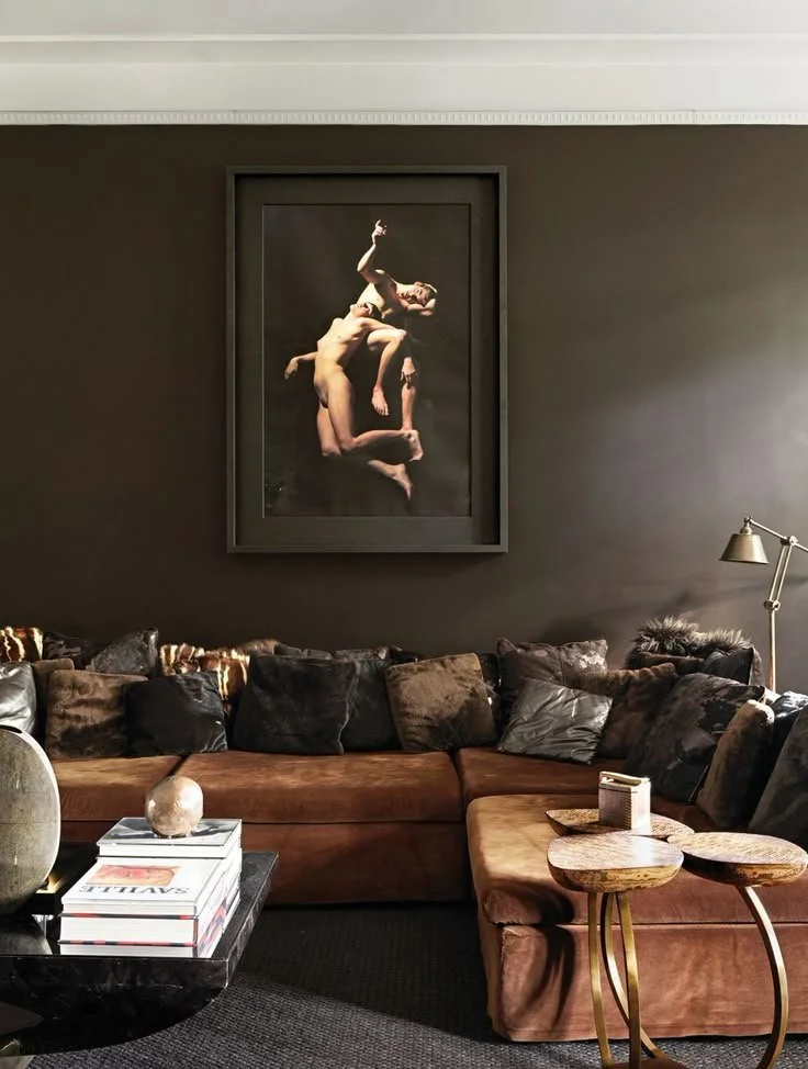 Brown Living Room Paint.
