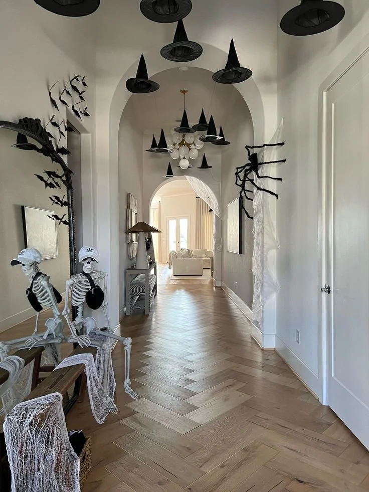 Floating Halloween Décor Ideas for a Chic and Spooky Ceiling