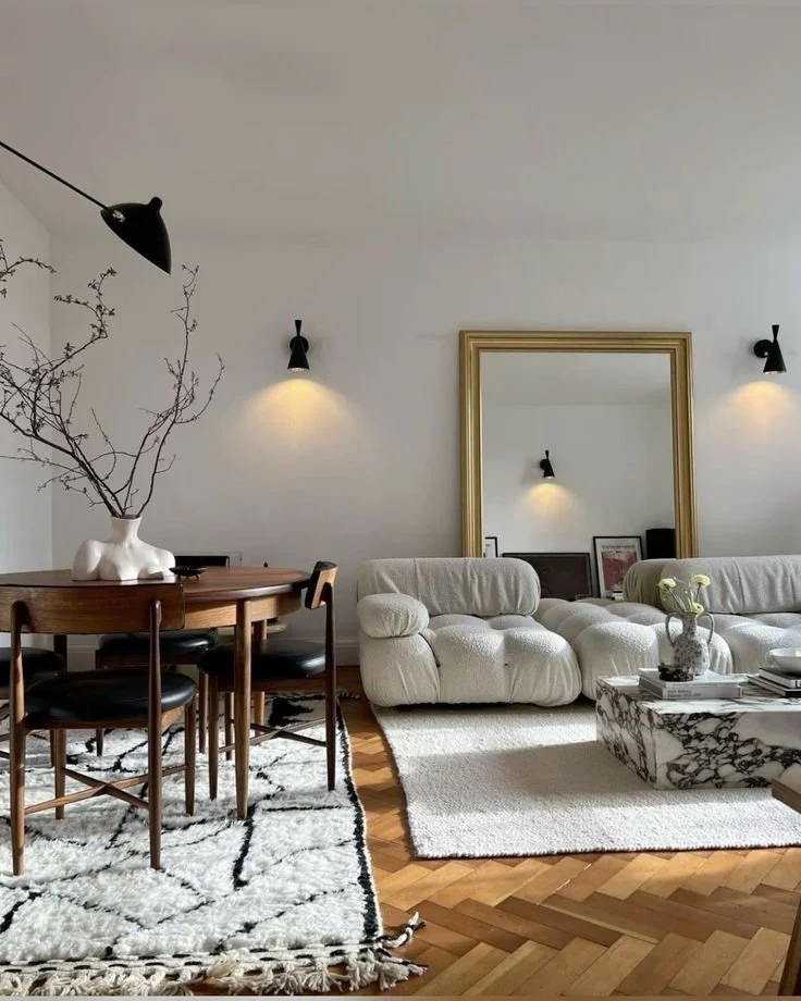 White living room paint