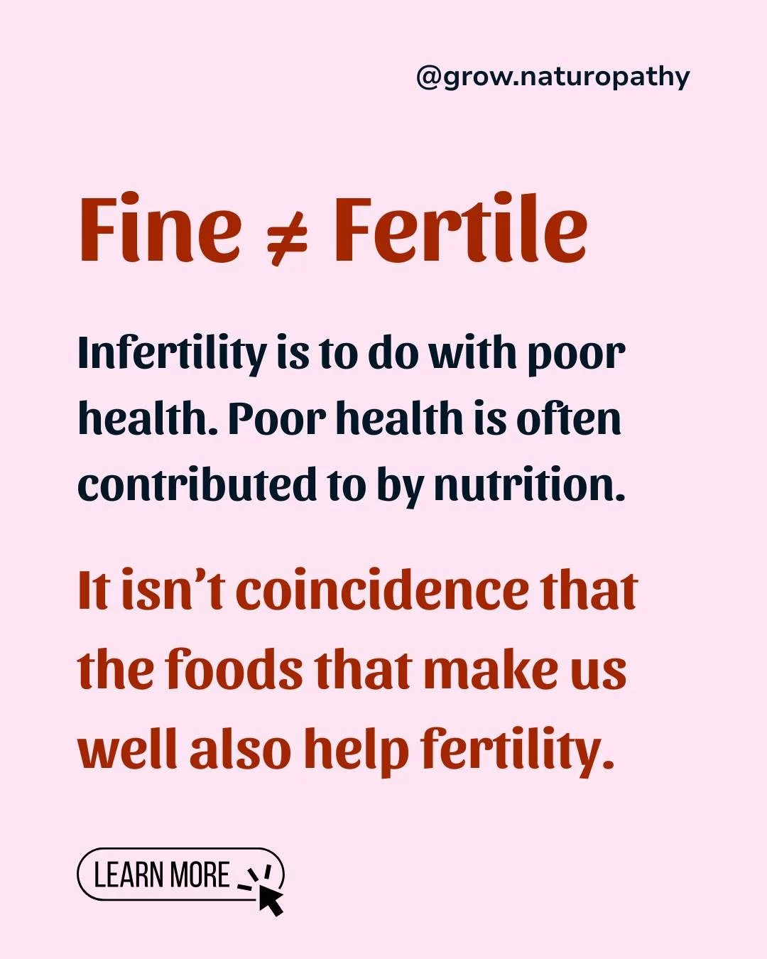 Infertility is rarely about just one thing. Most of the time, it's a constellation of factors contributing to poor health. And ultimately, infertility is a side effect of poor health, in one way or another. 🤒
The matter of the fact is, we actually