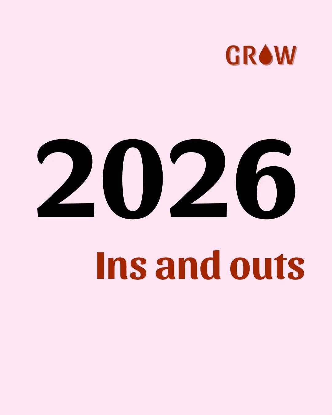 Having done some reflecting over the past week on my intentions for this year. These are my ins and outs. What are yours/your biggies? Let me know below. 👇 #insandouts #insandouts2026 #naturopath #nutrition #selfcare