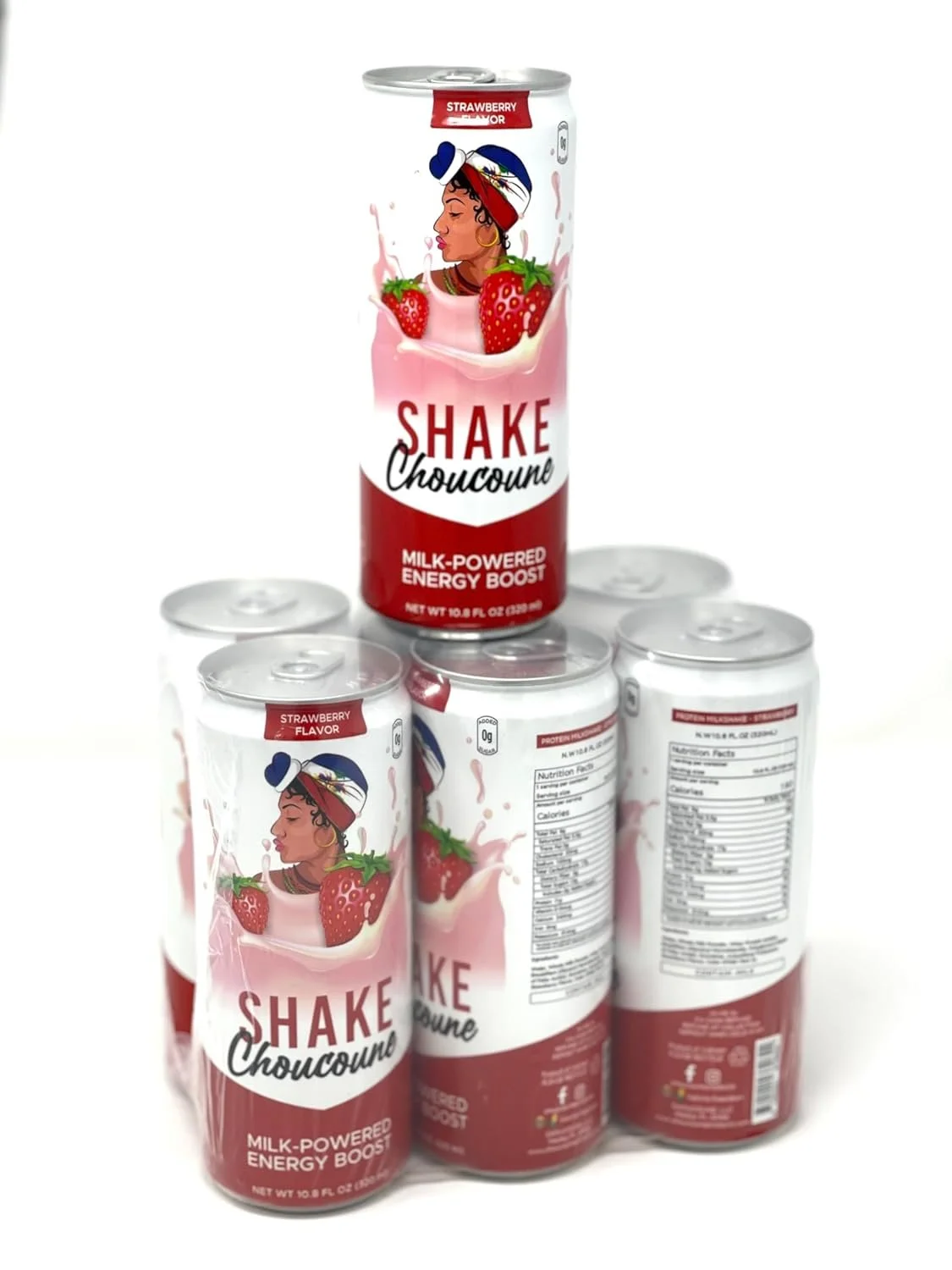 High Protein Strawberry Milk Shake - Lactose Free, 11g Protein
