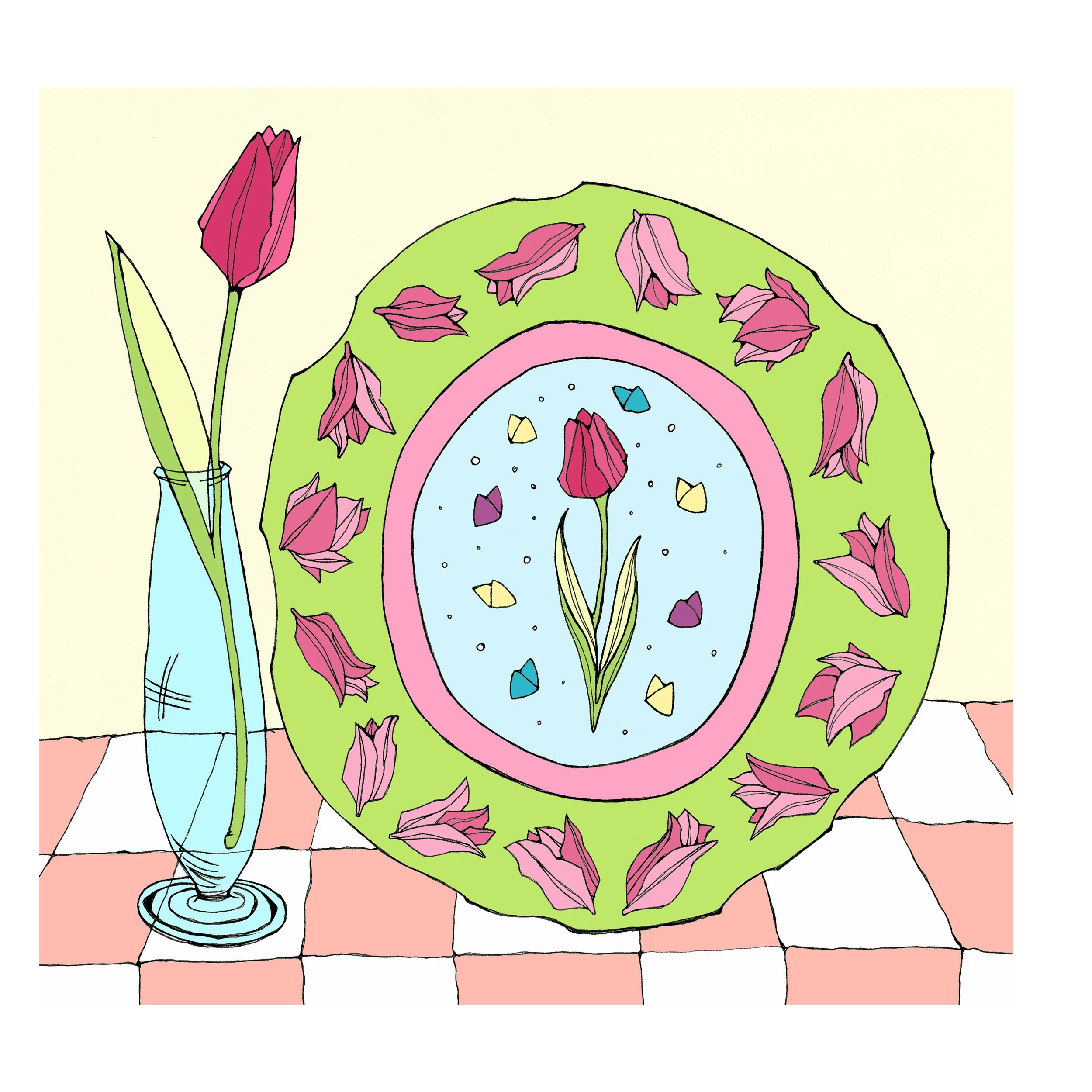 Tulip Plate 