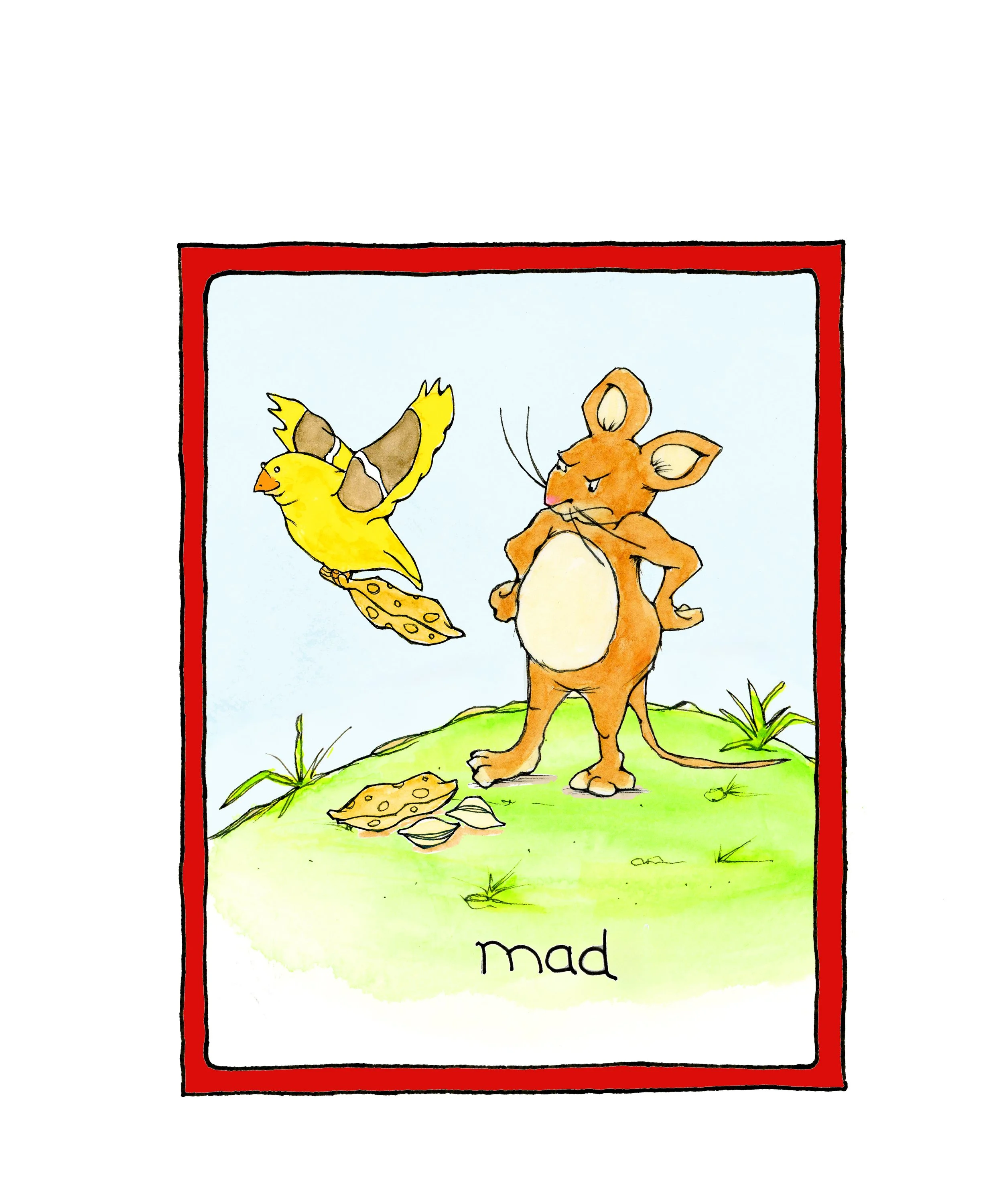 Mood Mouse Card - Mad 