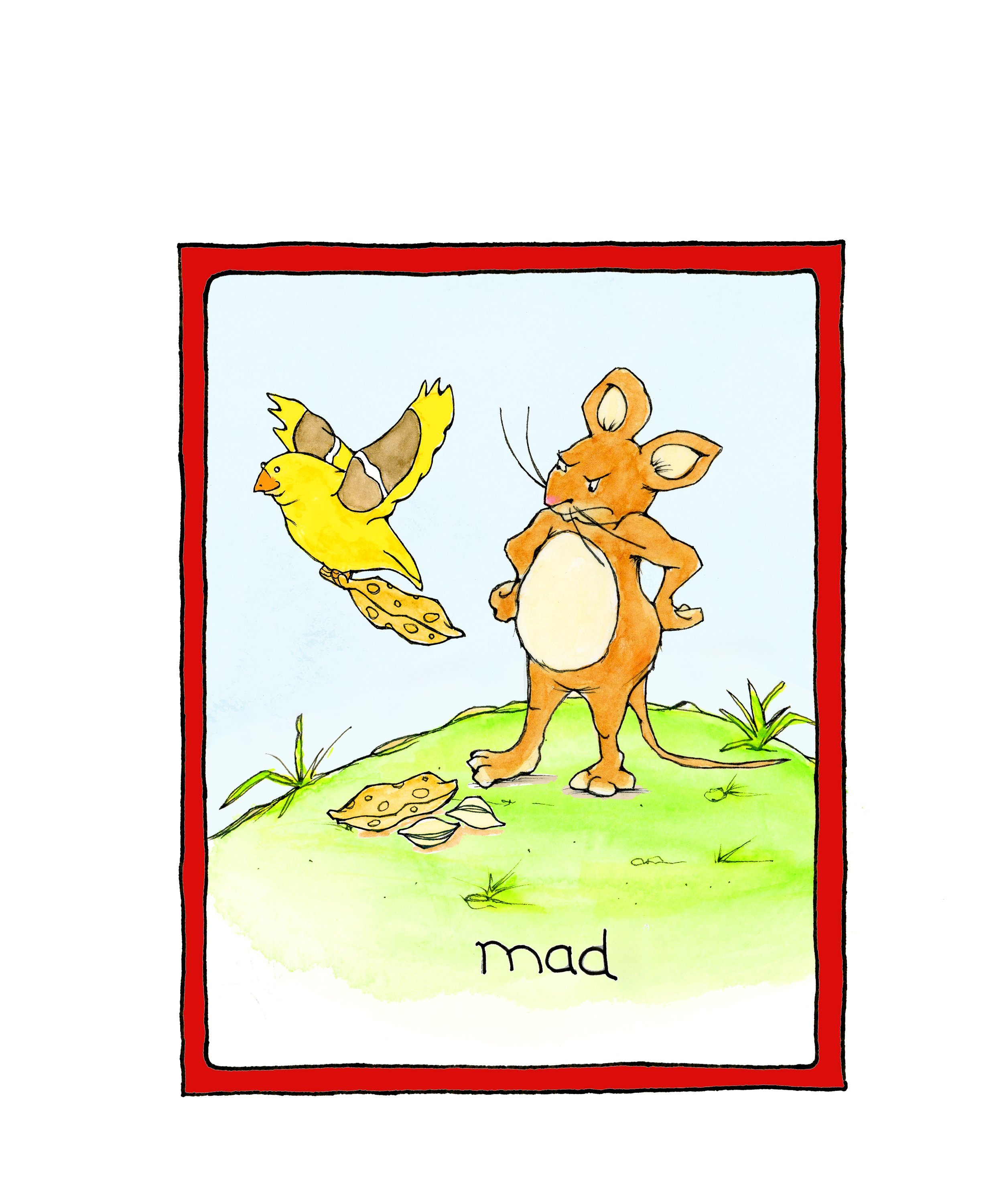 Mood Mouse Card - Mad