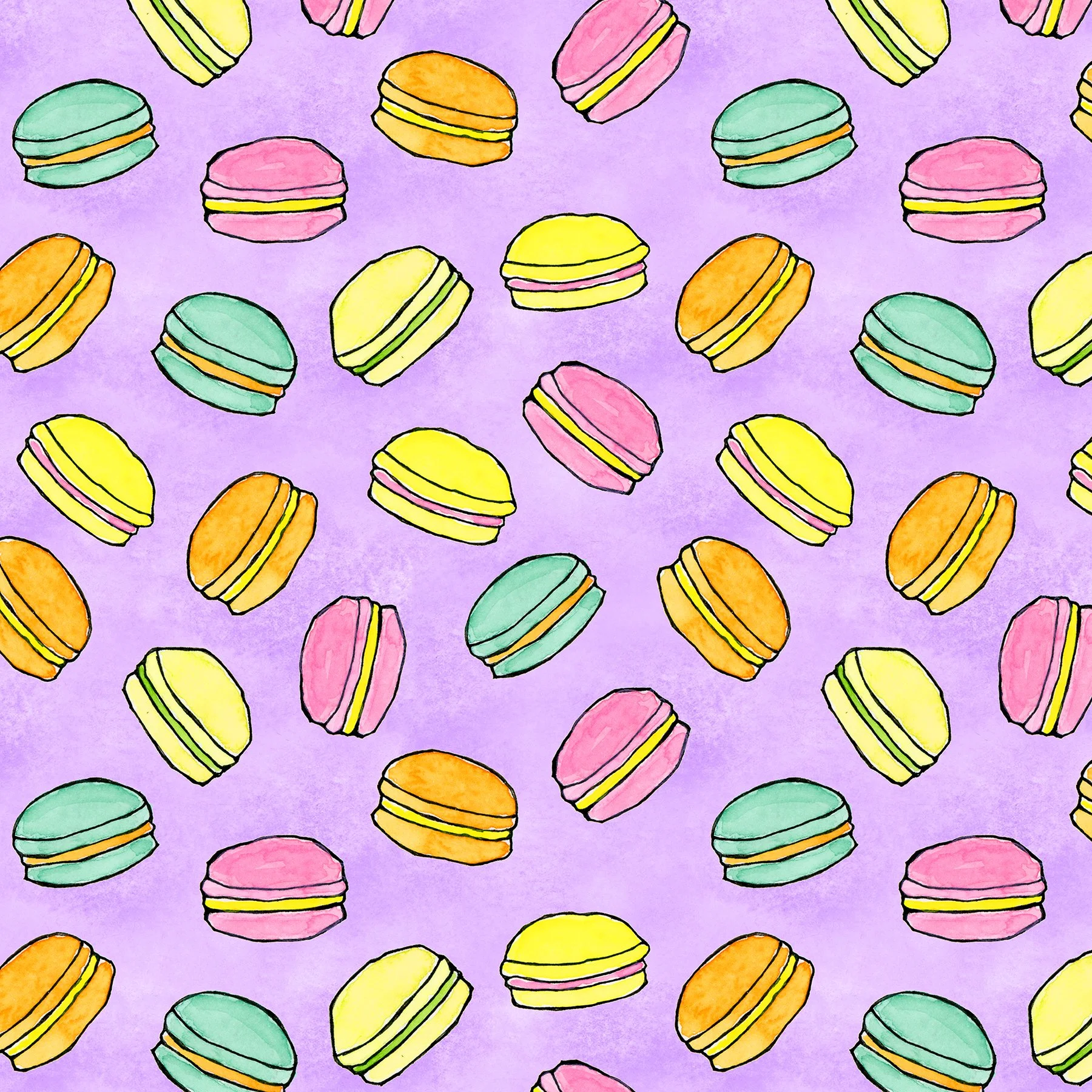 CP003- macarons violet