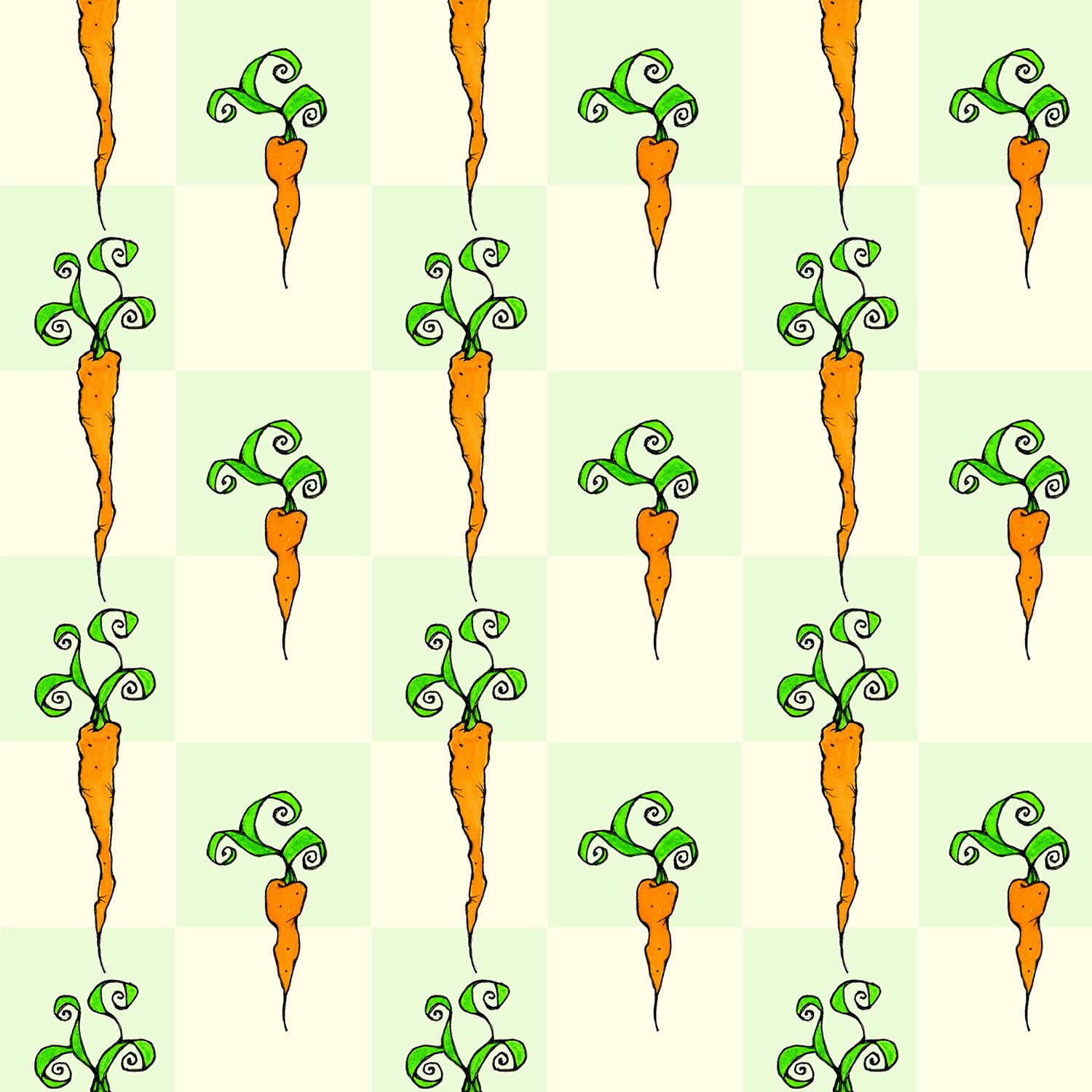 CC003- crazy carrots patchwork
