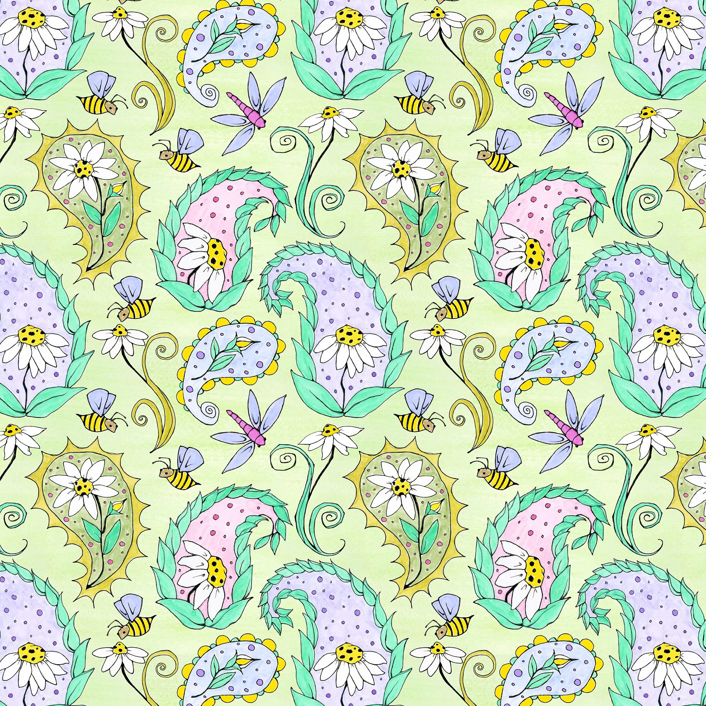 Paisley Daisies