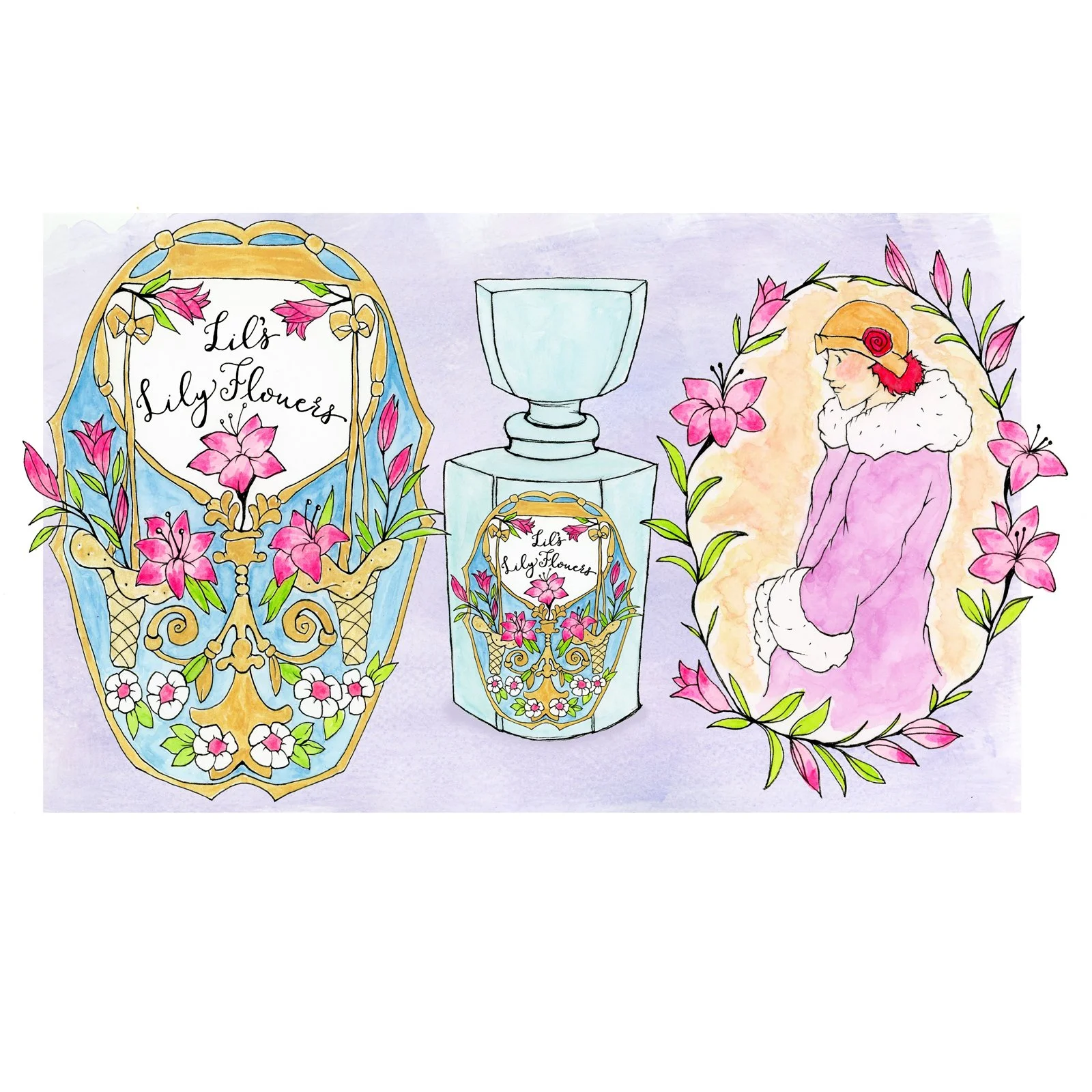 Advertisement - Lil's Lily Flower Perfume
