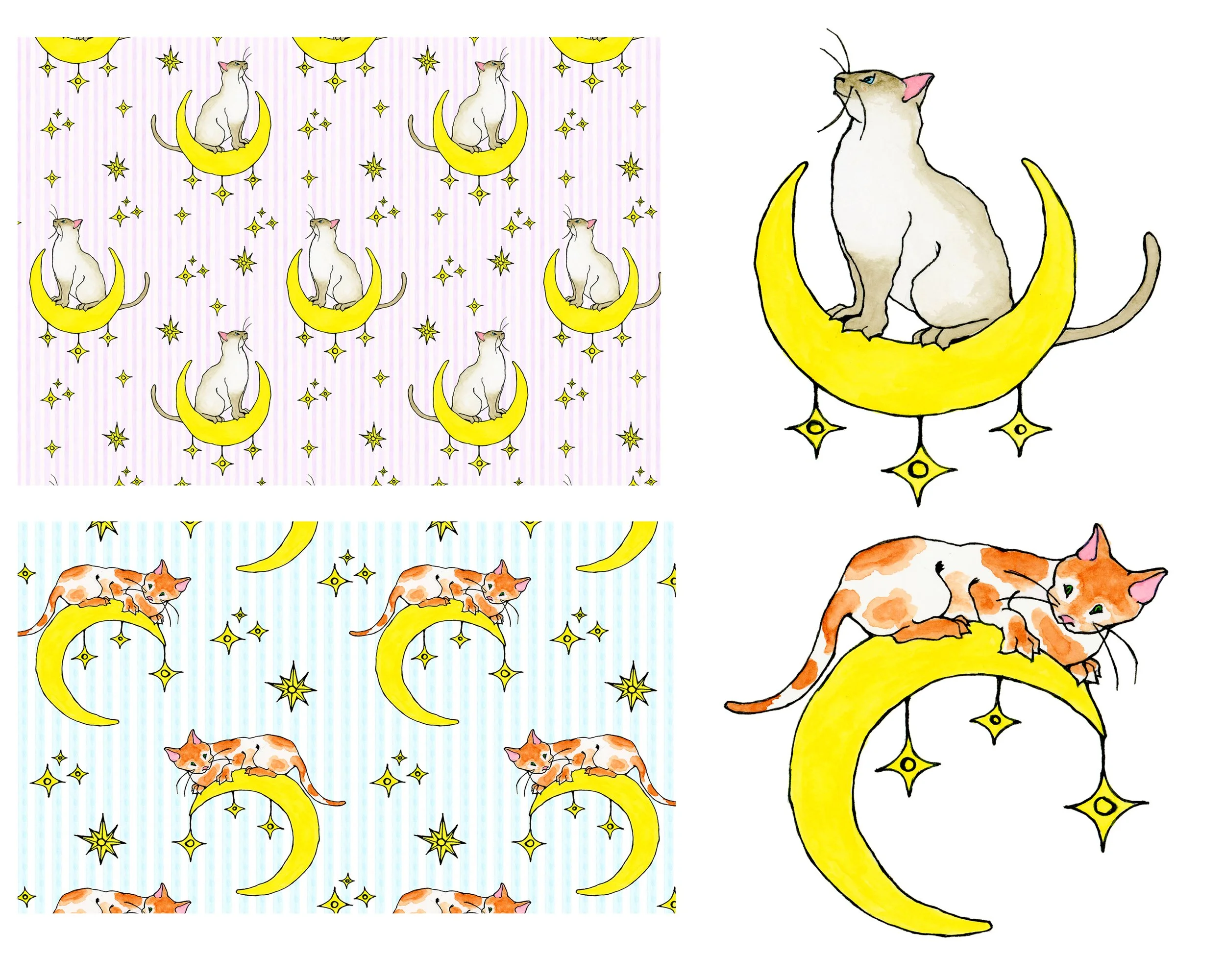 Cat in the Moon 2